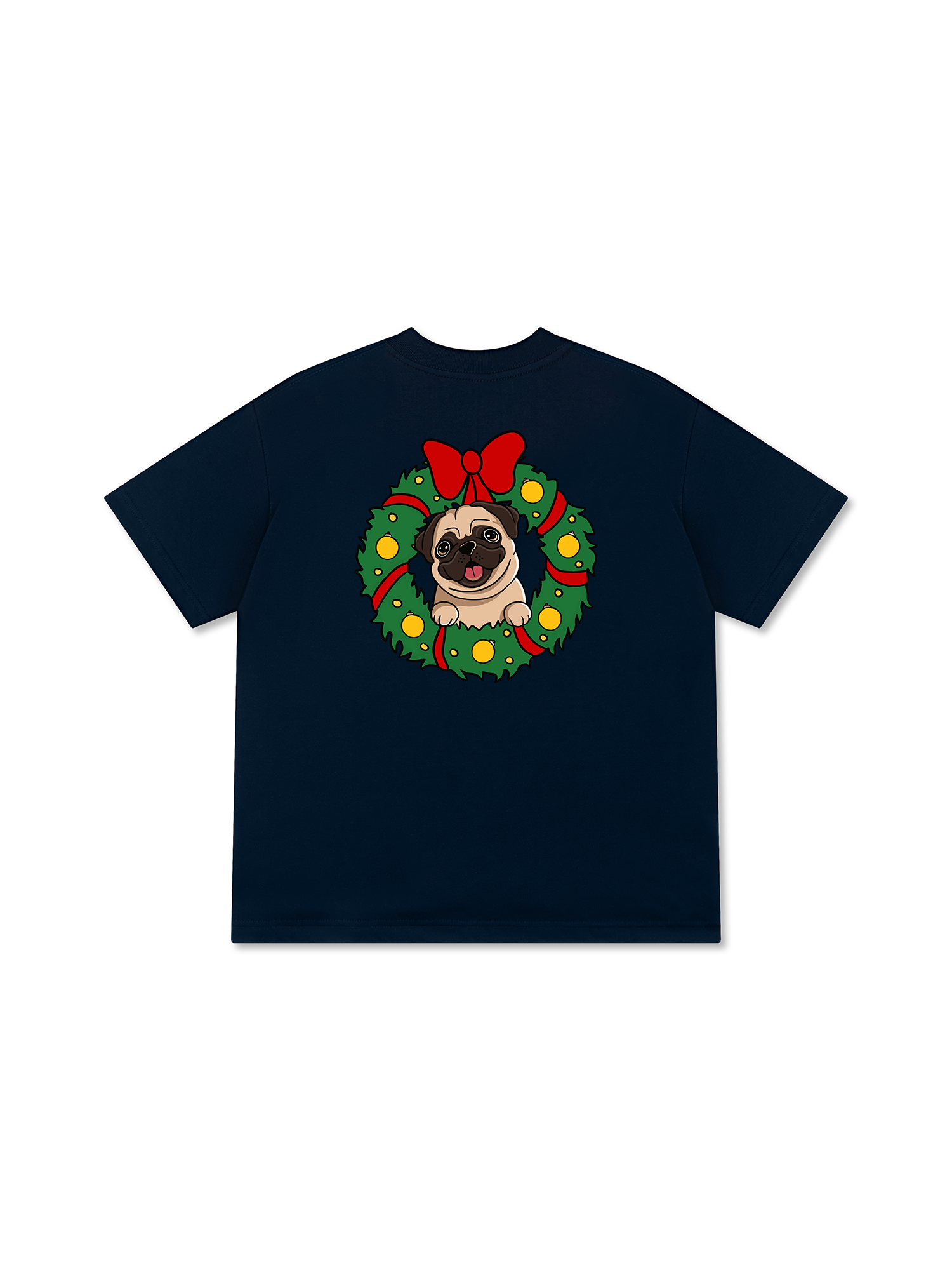 Áo Thun Relaxed Fit Pug In A Wreath