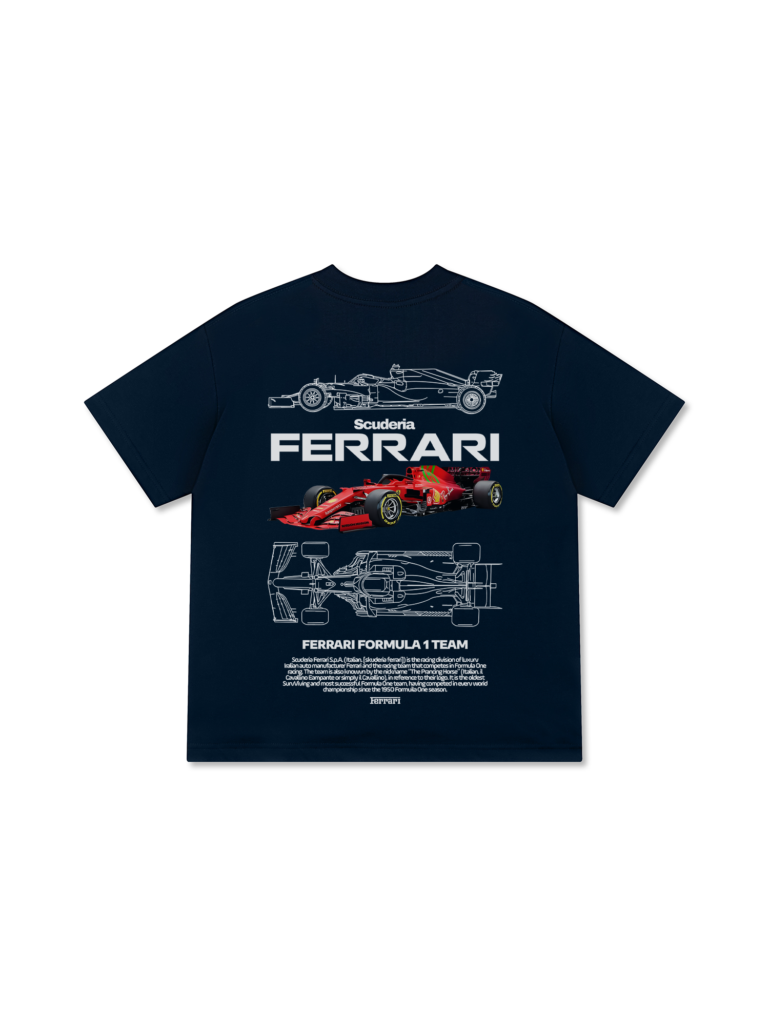 Áo Thun Relaxed Fit Ferrari The Pracing Horse