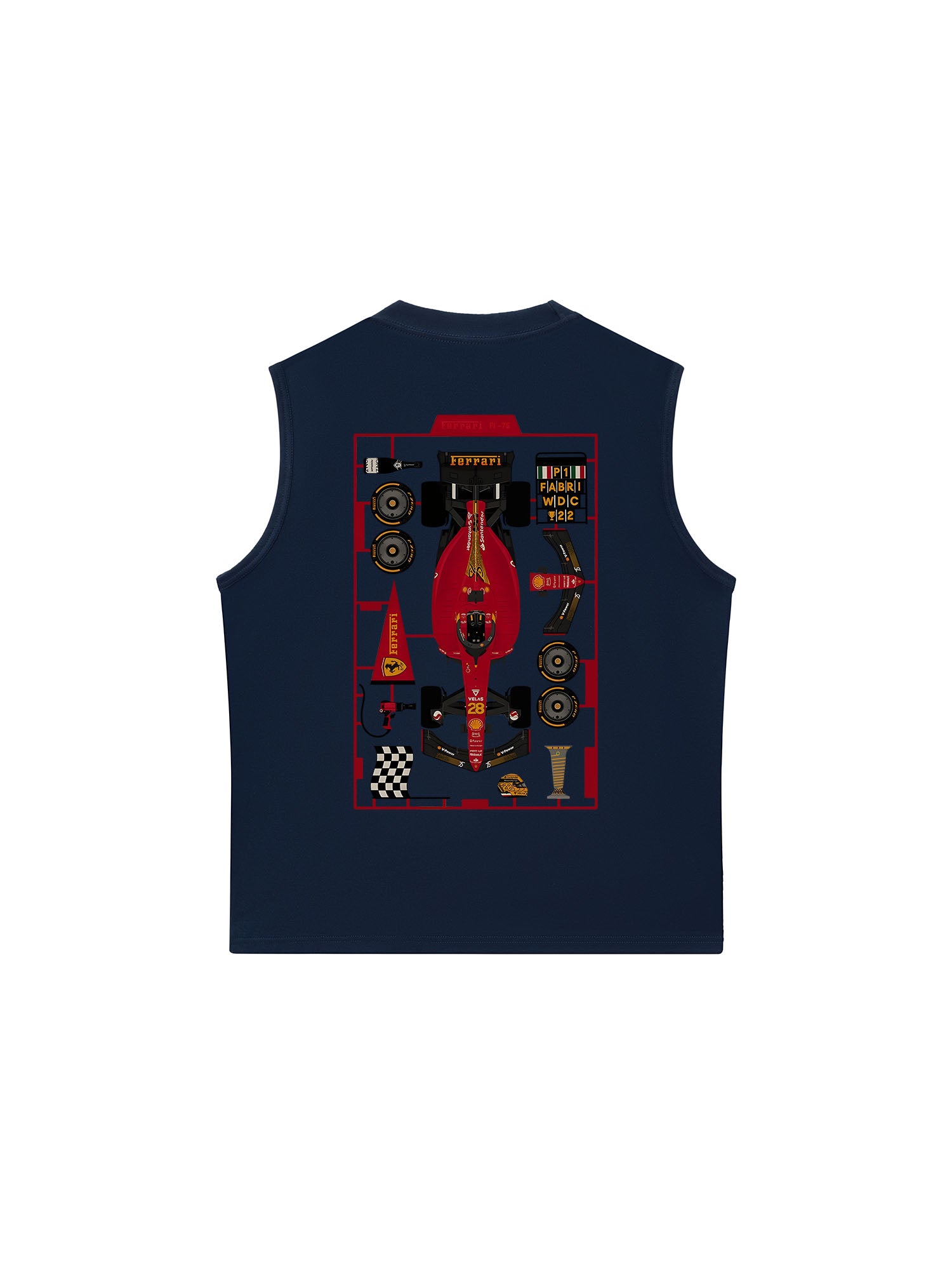 Áo Ba Lỗ Relaxed Fit Ferrari F1 Need For Speed