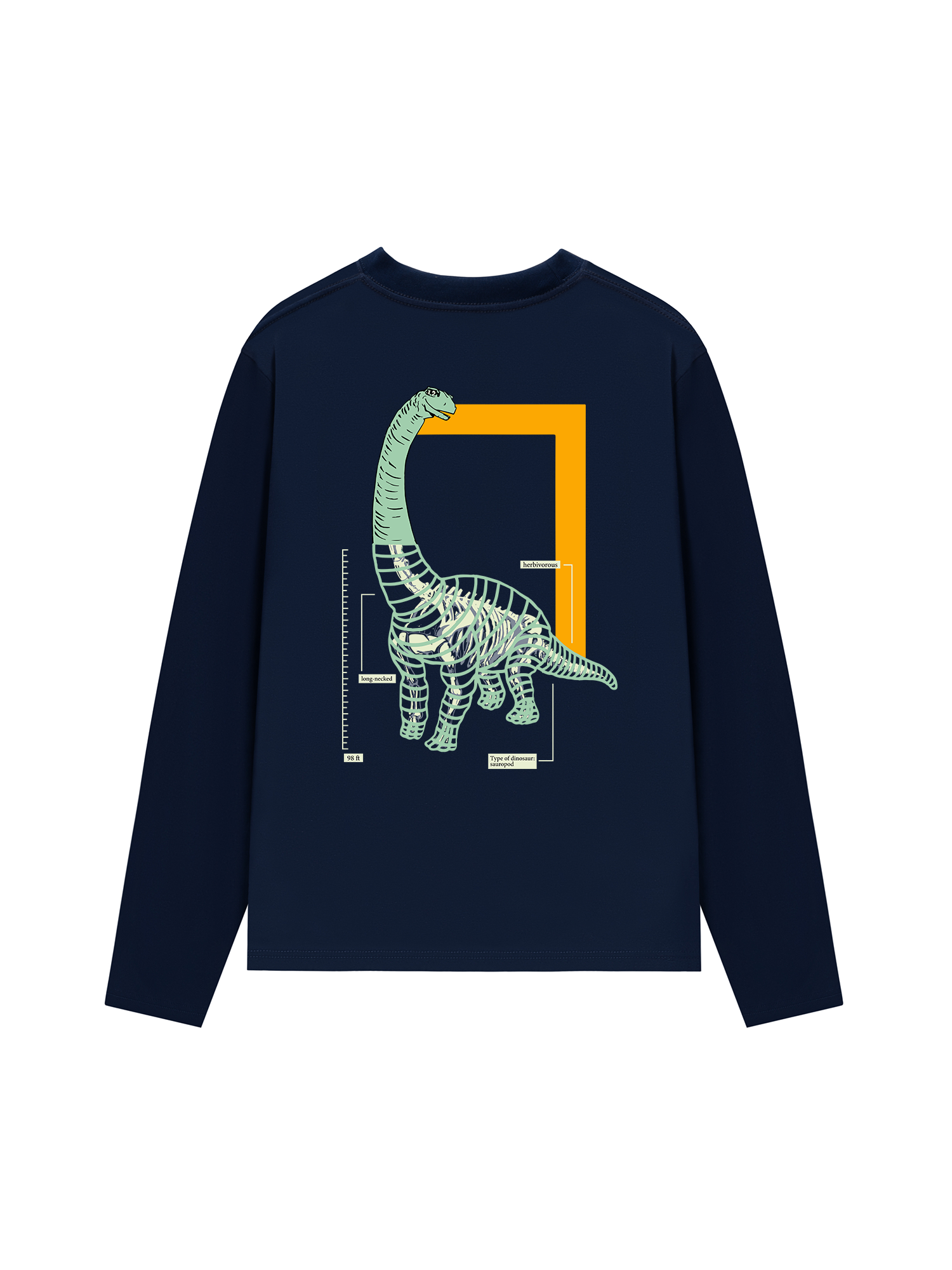 Áo Thun Dài Tay Wild Life Sauropod