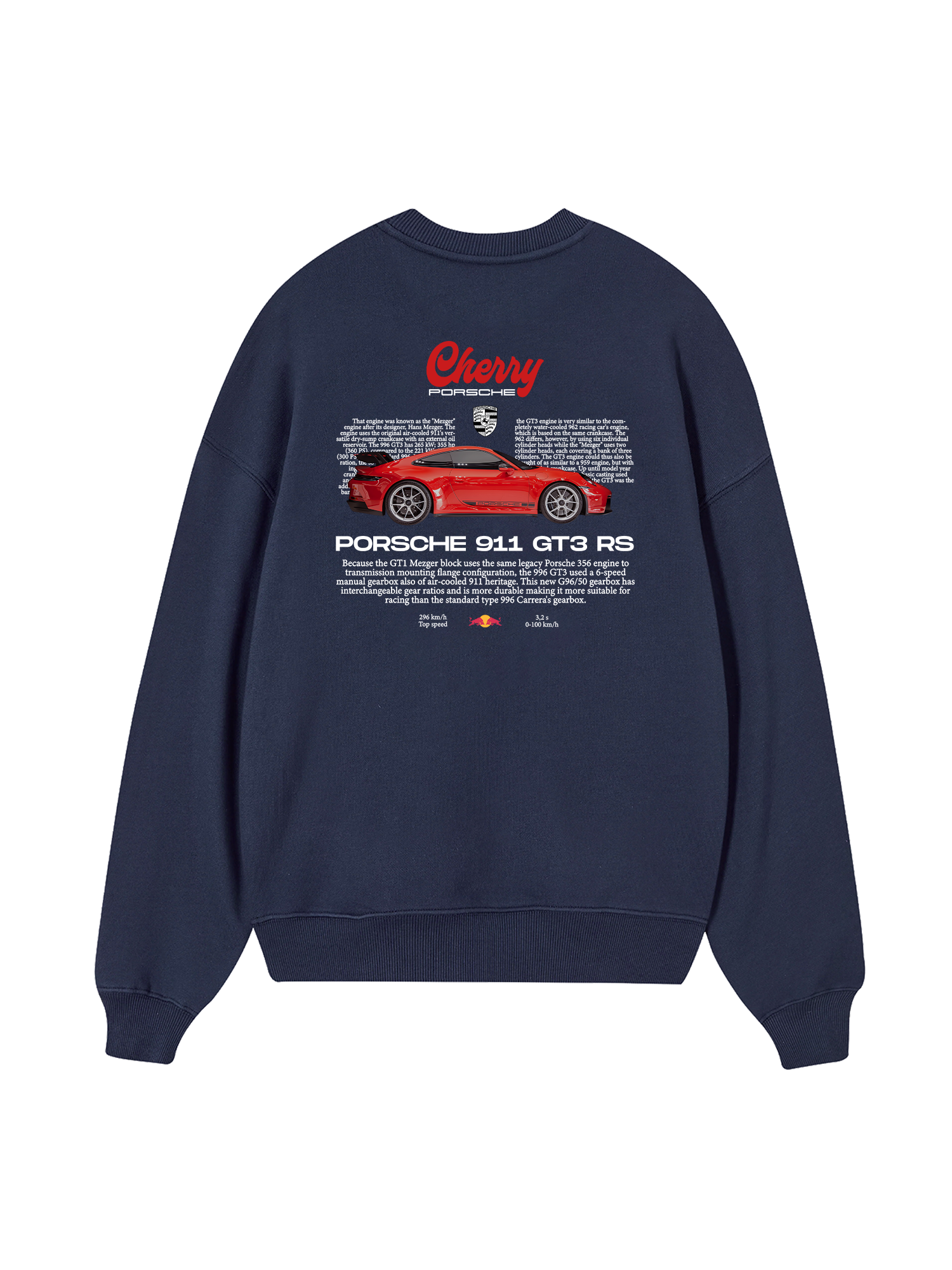 Porsche Red Cherry Mood Sweater