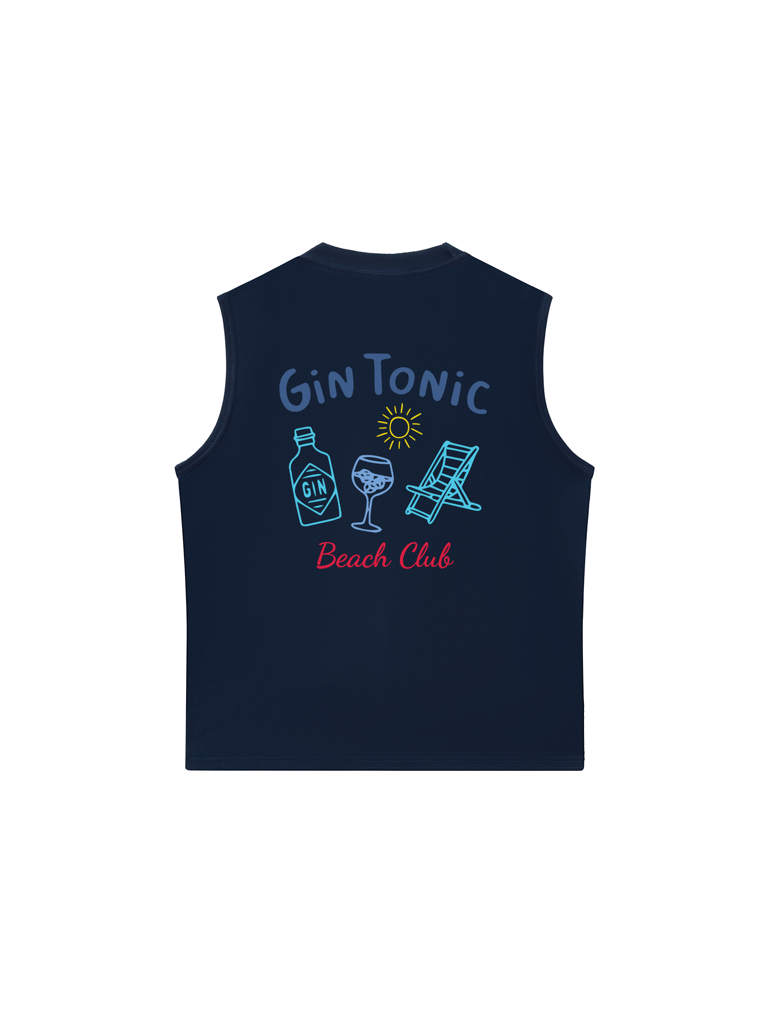 Áo Ba Lỗ Relaxed Fit Gin Tonic Beach Club
