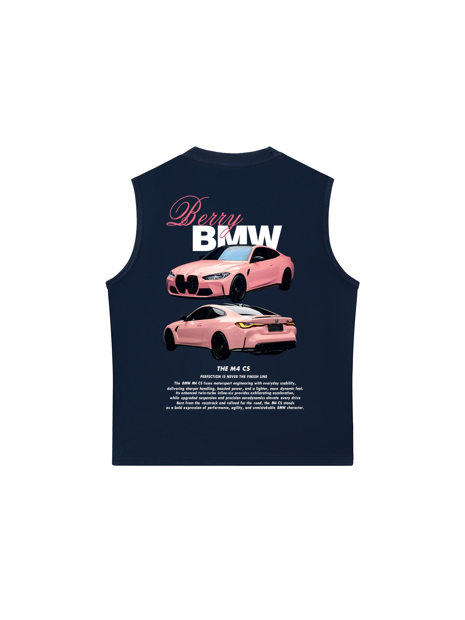 Áo Ba Lỗ Relaxed Fit Berry BMW