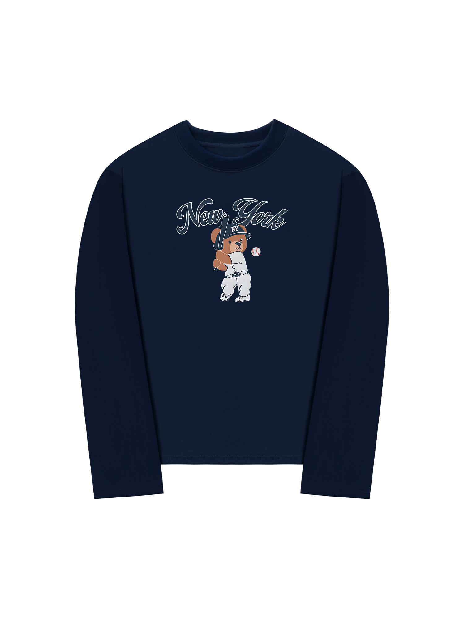 Áo Thun Dài Tay Baseball Bear