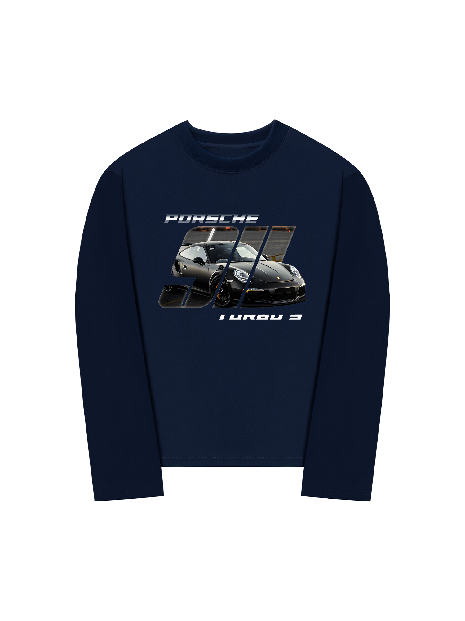 Áo Thun Dài Tay Porsche Silver Turbo S