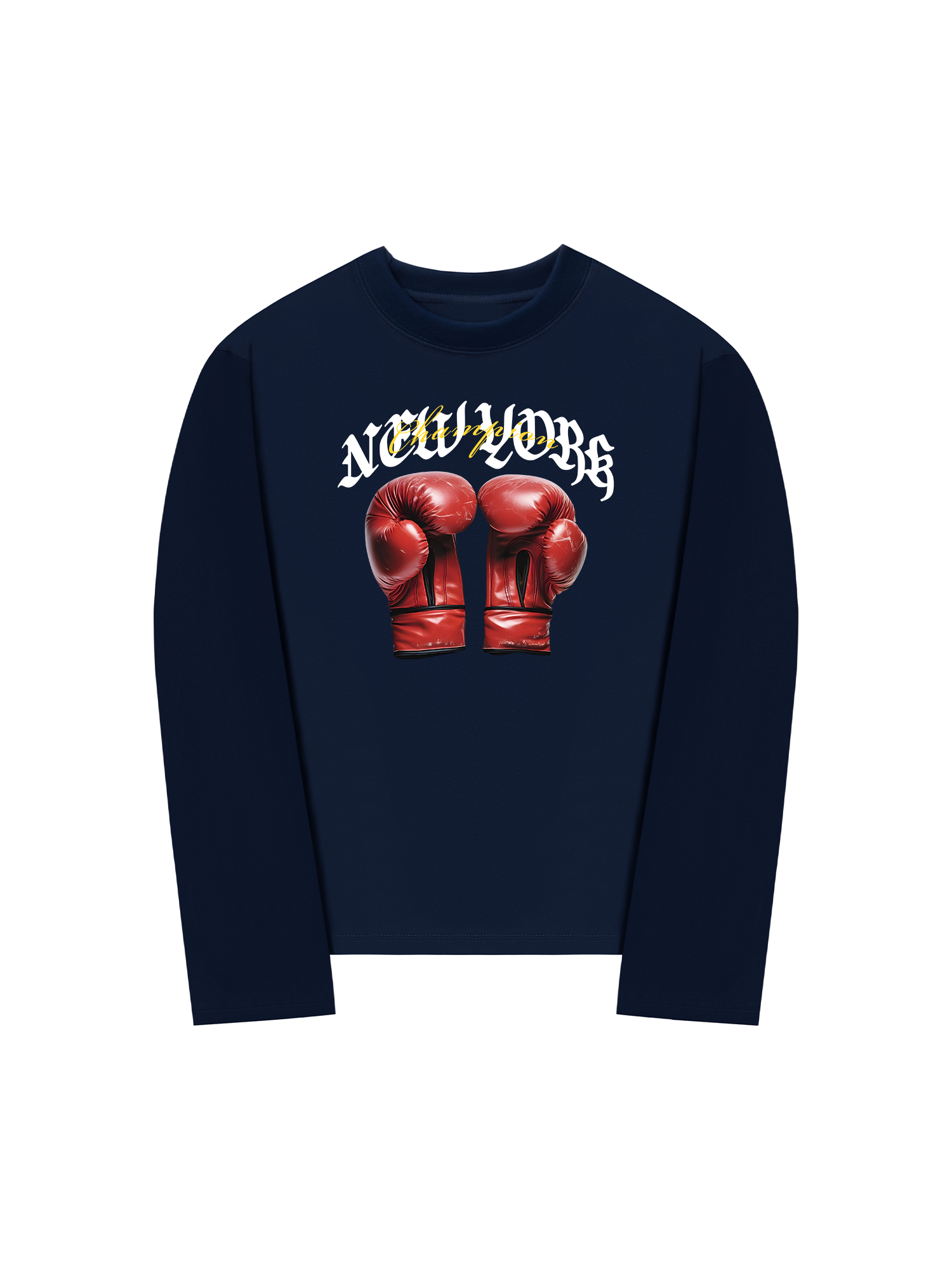 Áo Thun Dài Tay Champions New York Boxing