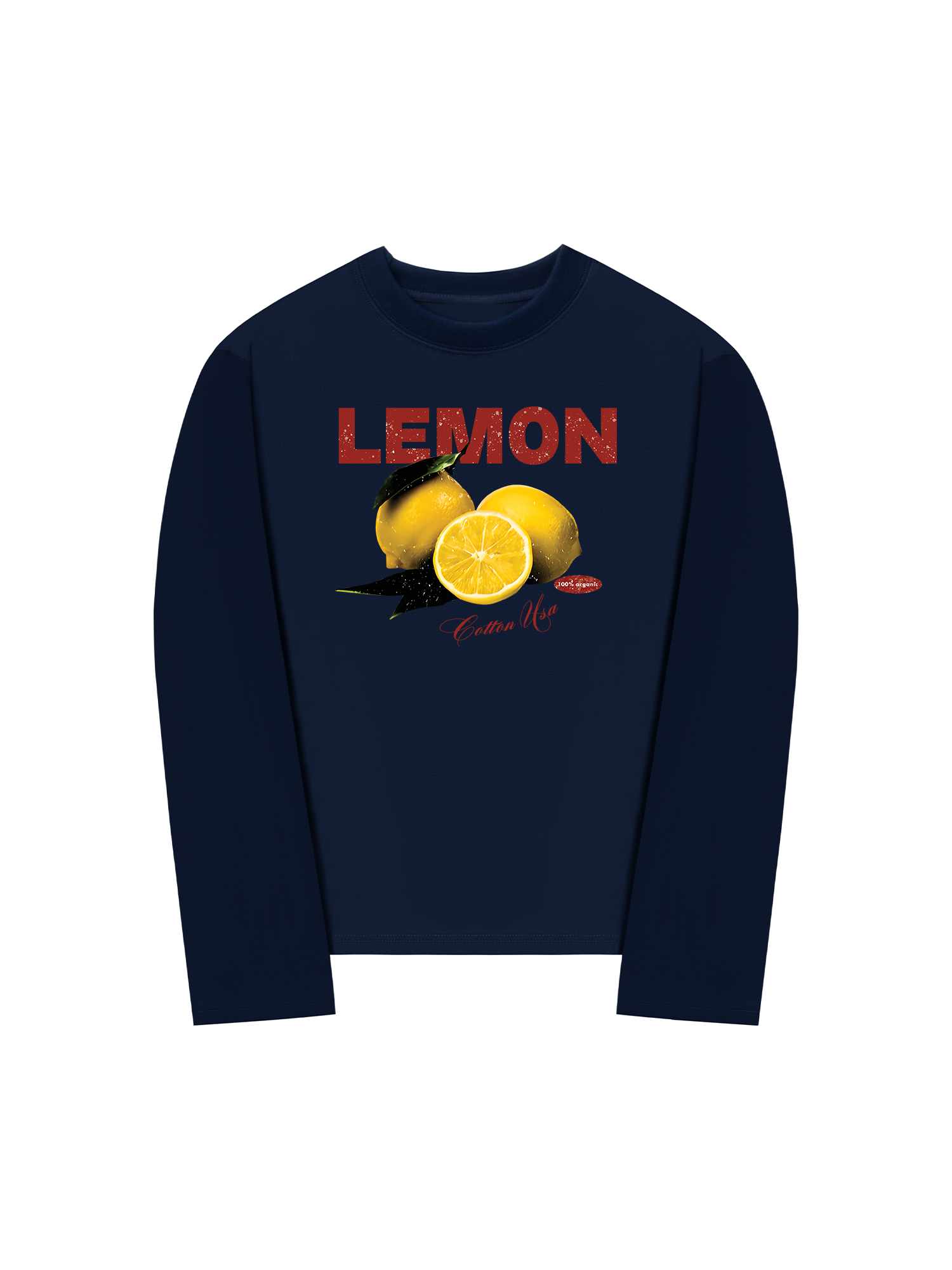 Áo Thun Dài Tay Tropical Lemon Orrganic