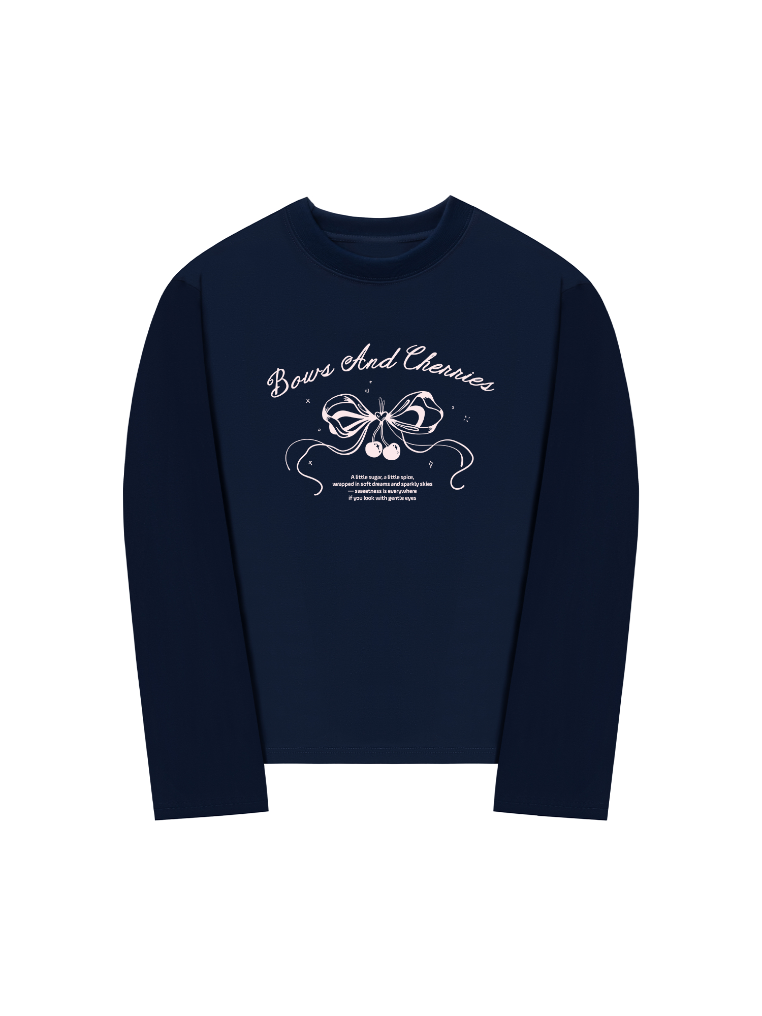 Áo Thun Dài Tay Bows And Cherries