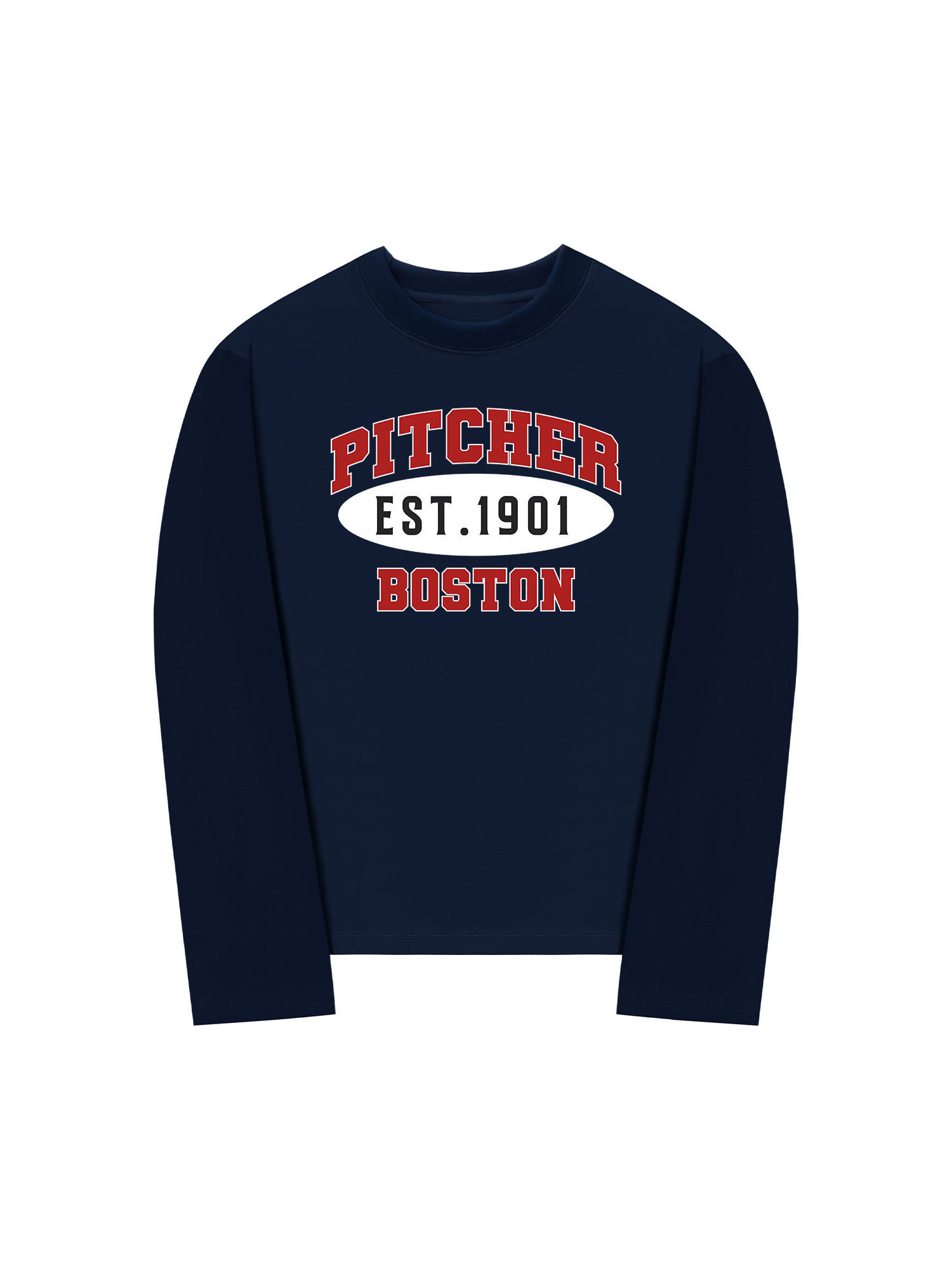 Áo Thun Dài Tay Baseball Pitcher Boston