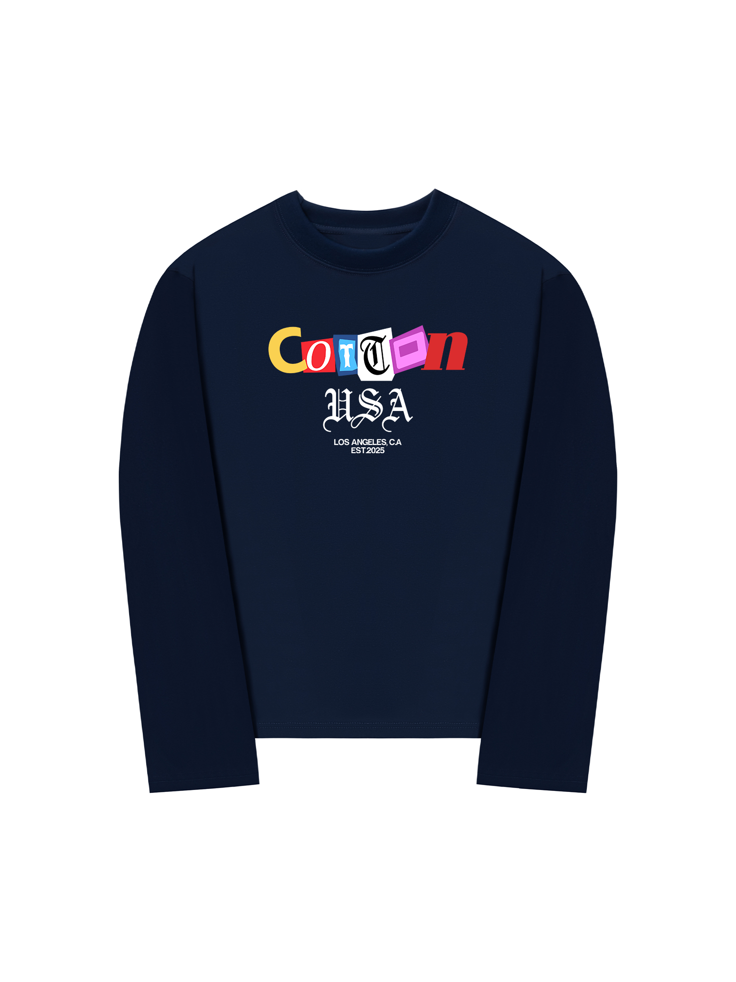 Áo Thun Dài Tay USA Paper Cut