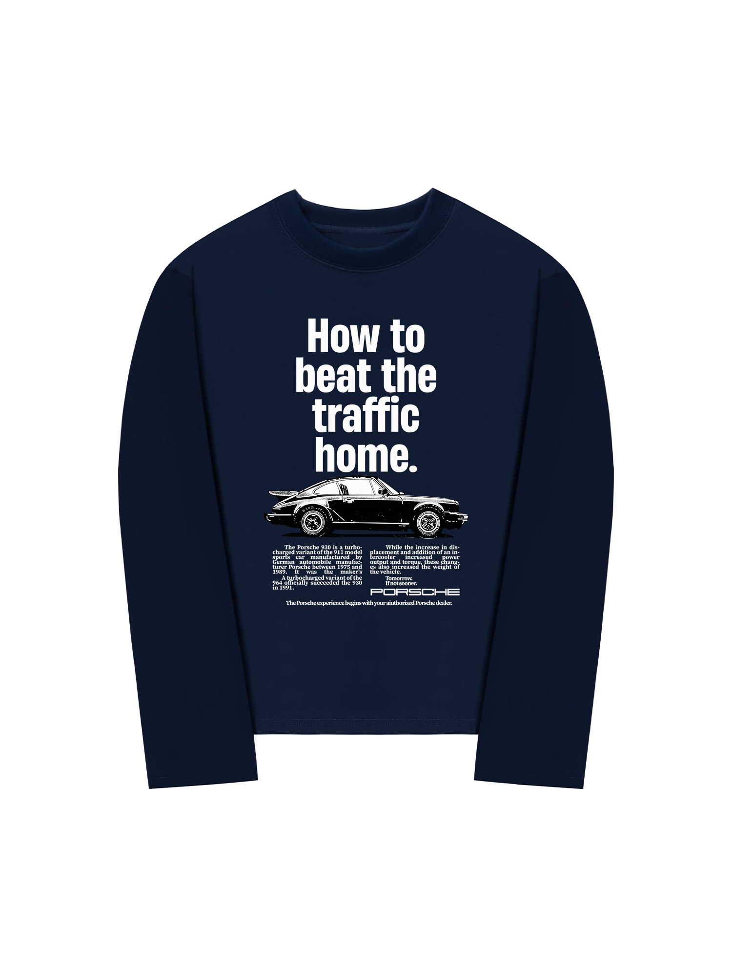 Áo Thun Dài Tay Porsche How To Beat