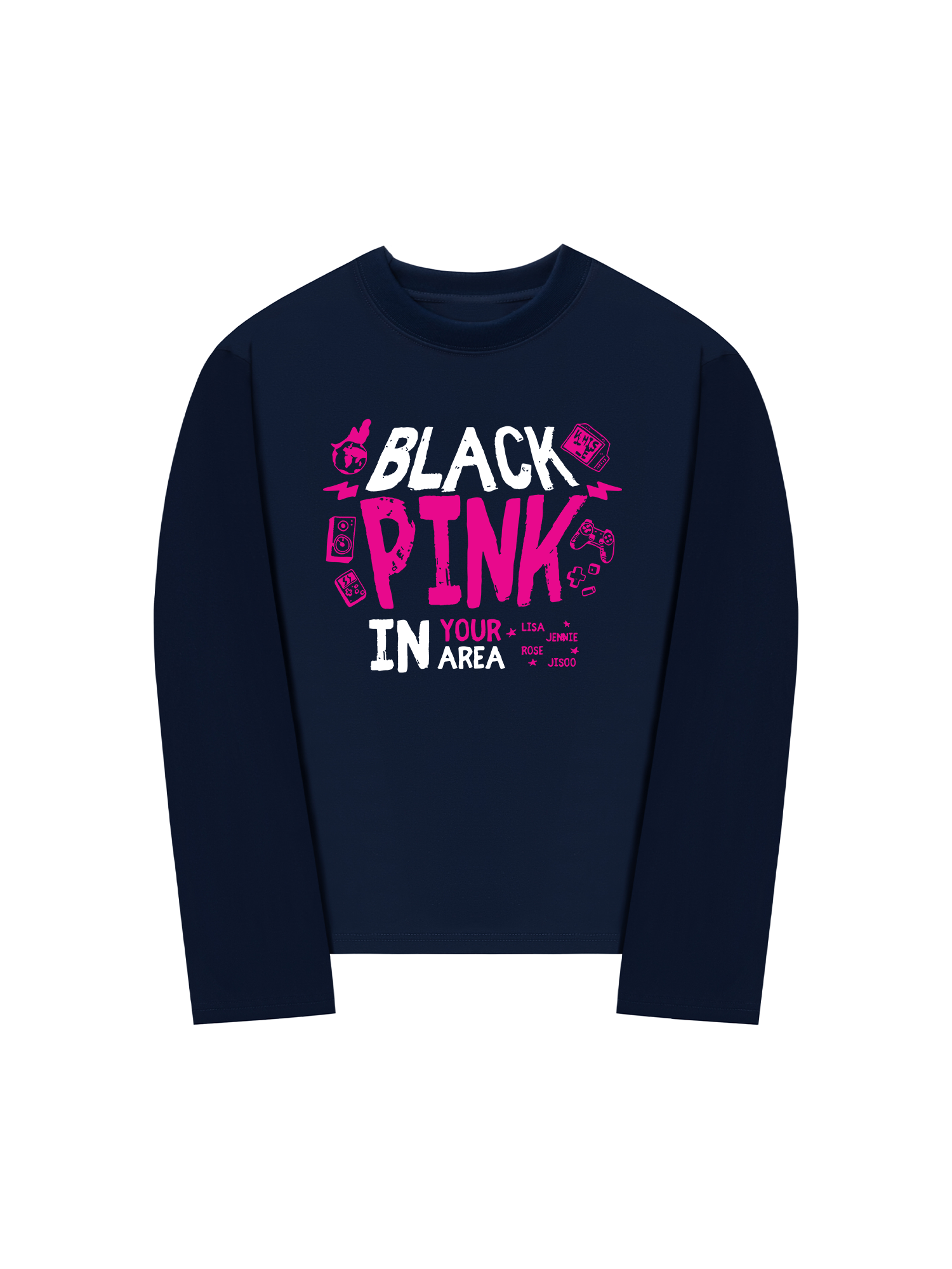 Áo Thun Dài Tay Black Pink In Your Area