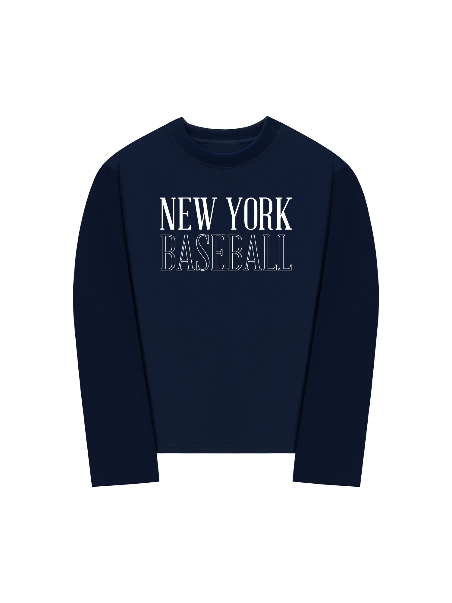 Áo Thun Dài Tay Baseball Basic New York