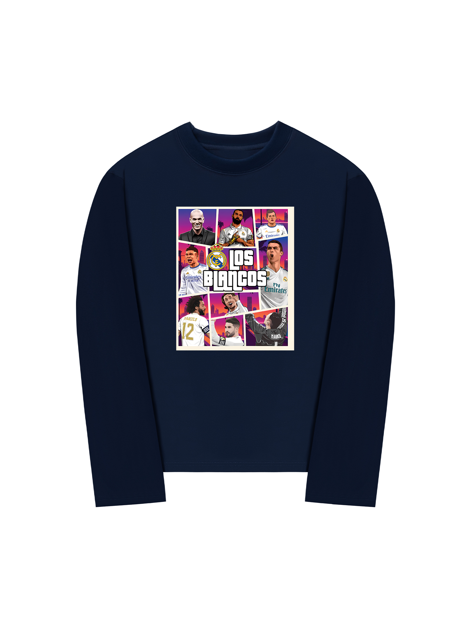 Áo Thun Dài Tay Real Madrid Losblancos