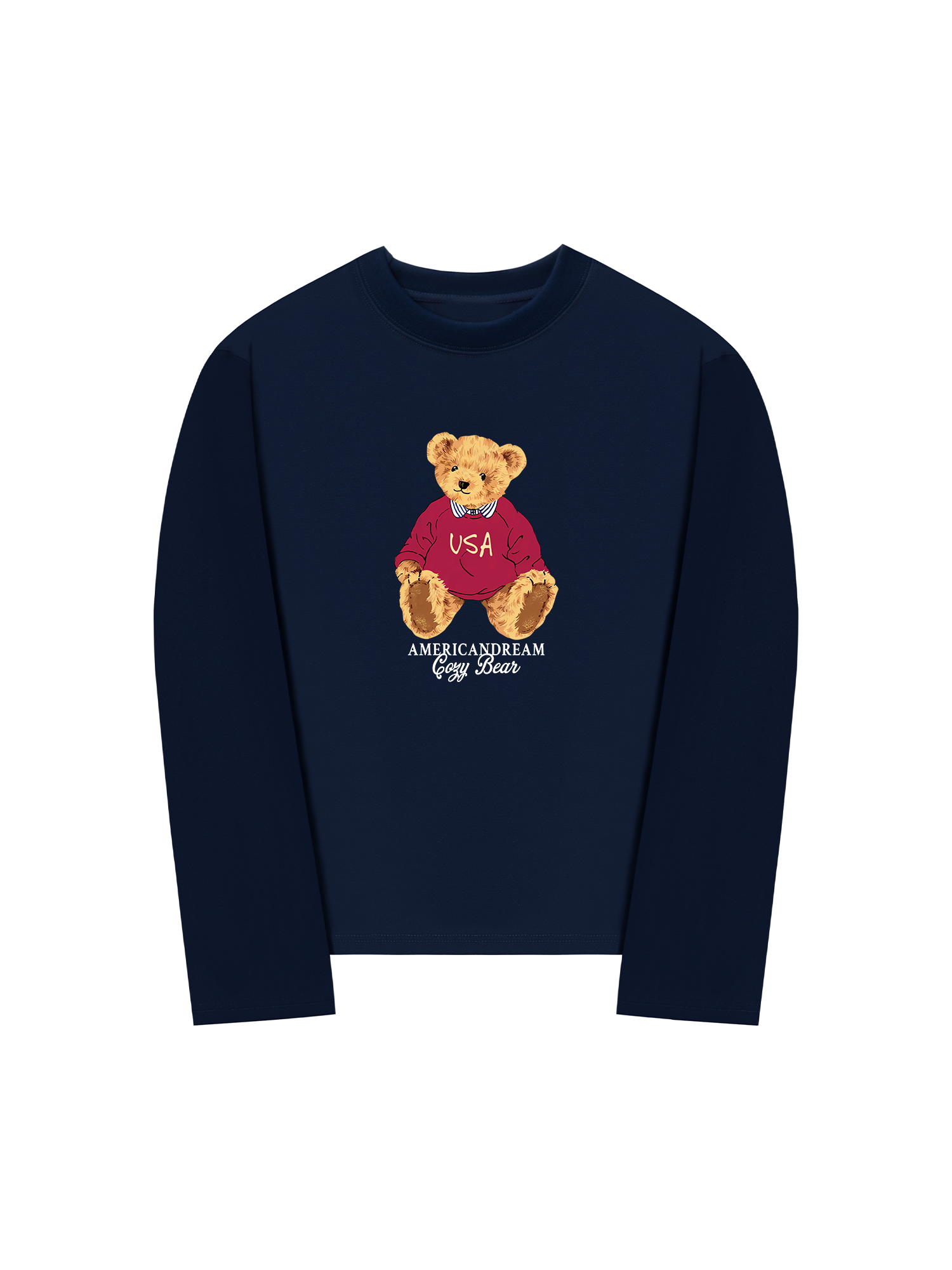 Áo Thun Dài Tay USA Cozy Bear