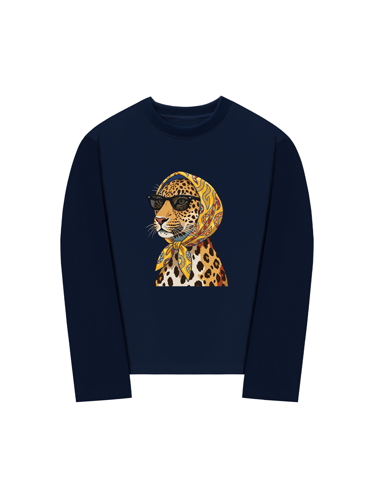 Áo Thun Dài Tay Urban Leopard Safari Chic