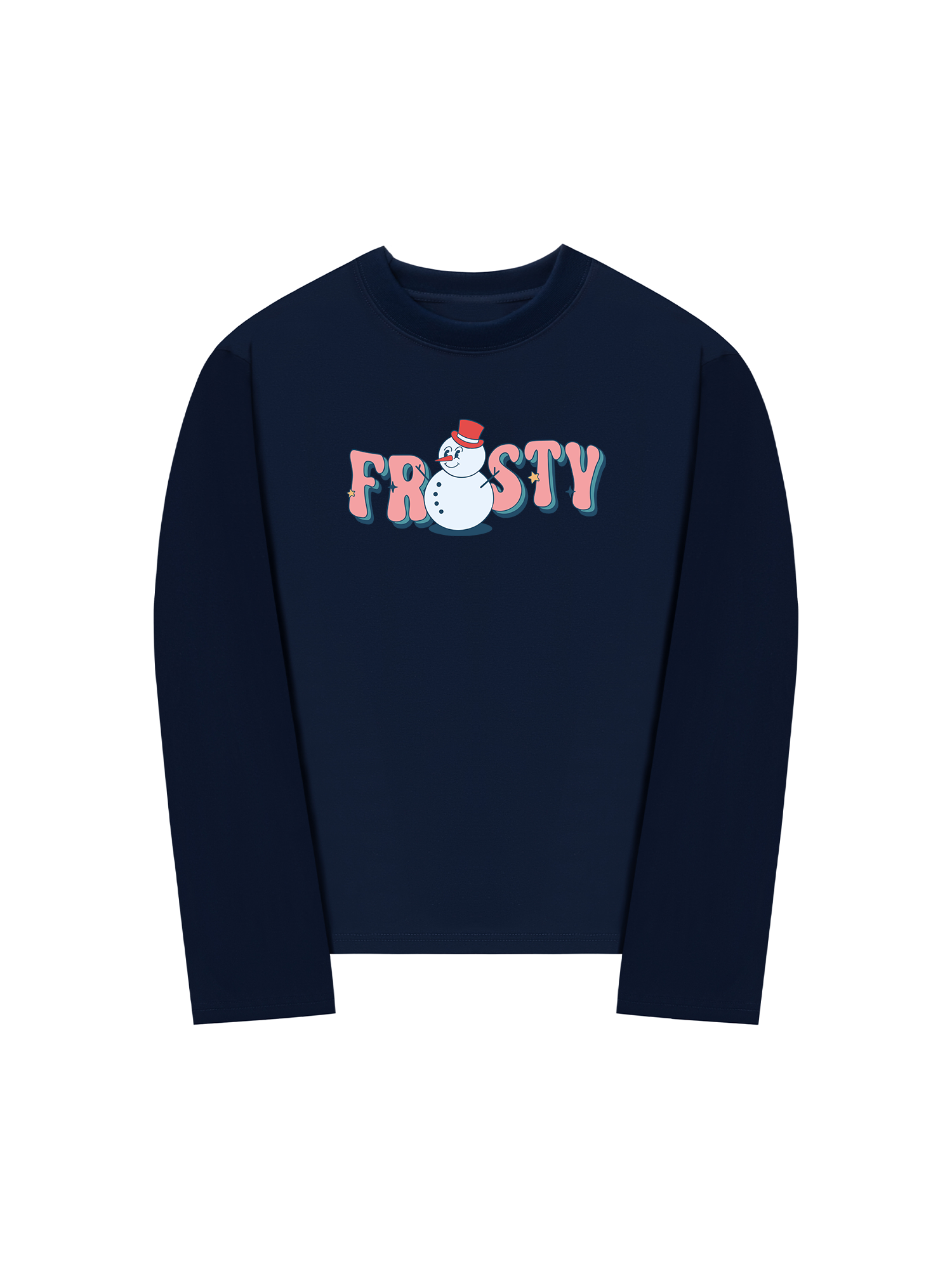 Áo Thun Dài Tay Frosty Snowman