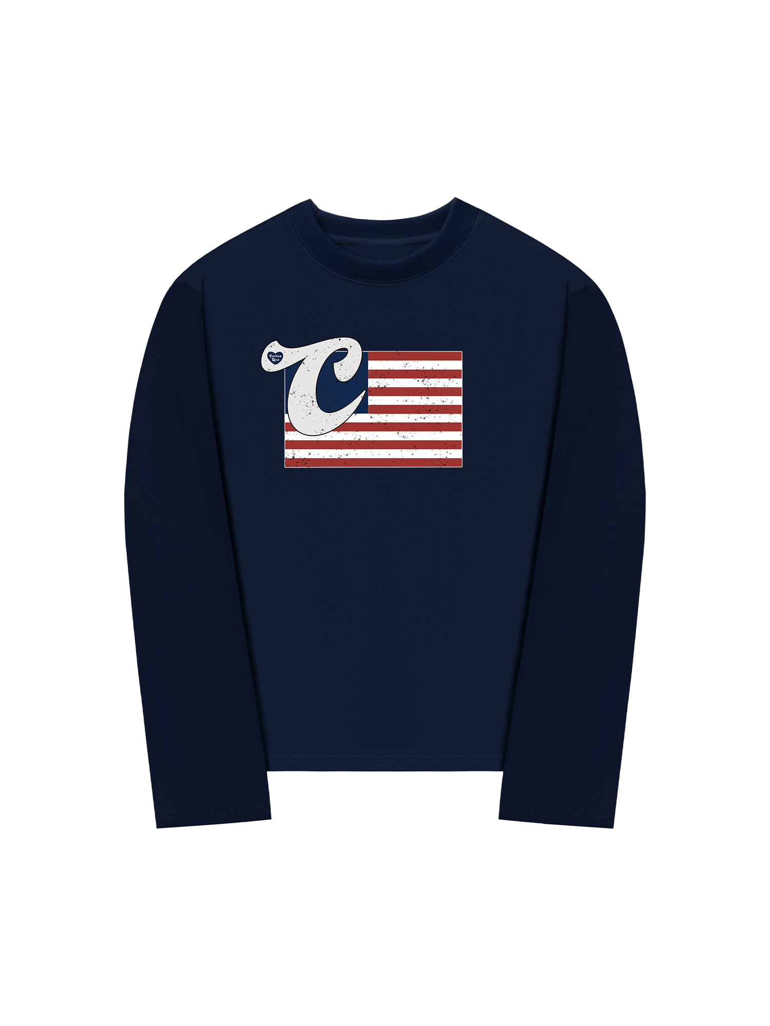 Áo Thun Dài Tay USA Vintage Flag