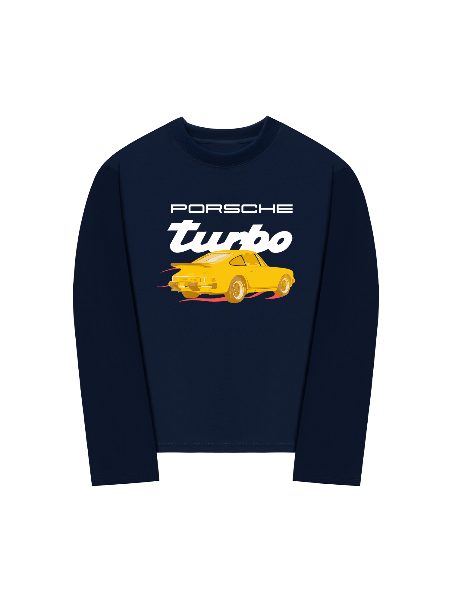 Áo Thun Dài Tay Porsche Turbo Golden Race