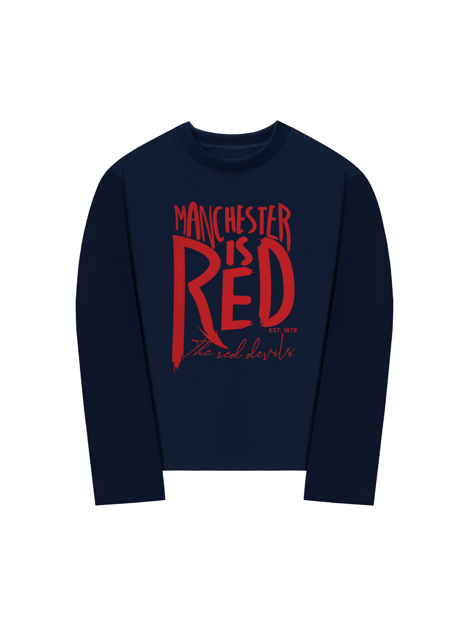 Áo Thun Dài Tay Manchester is Red