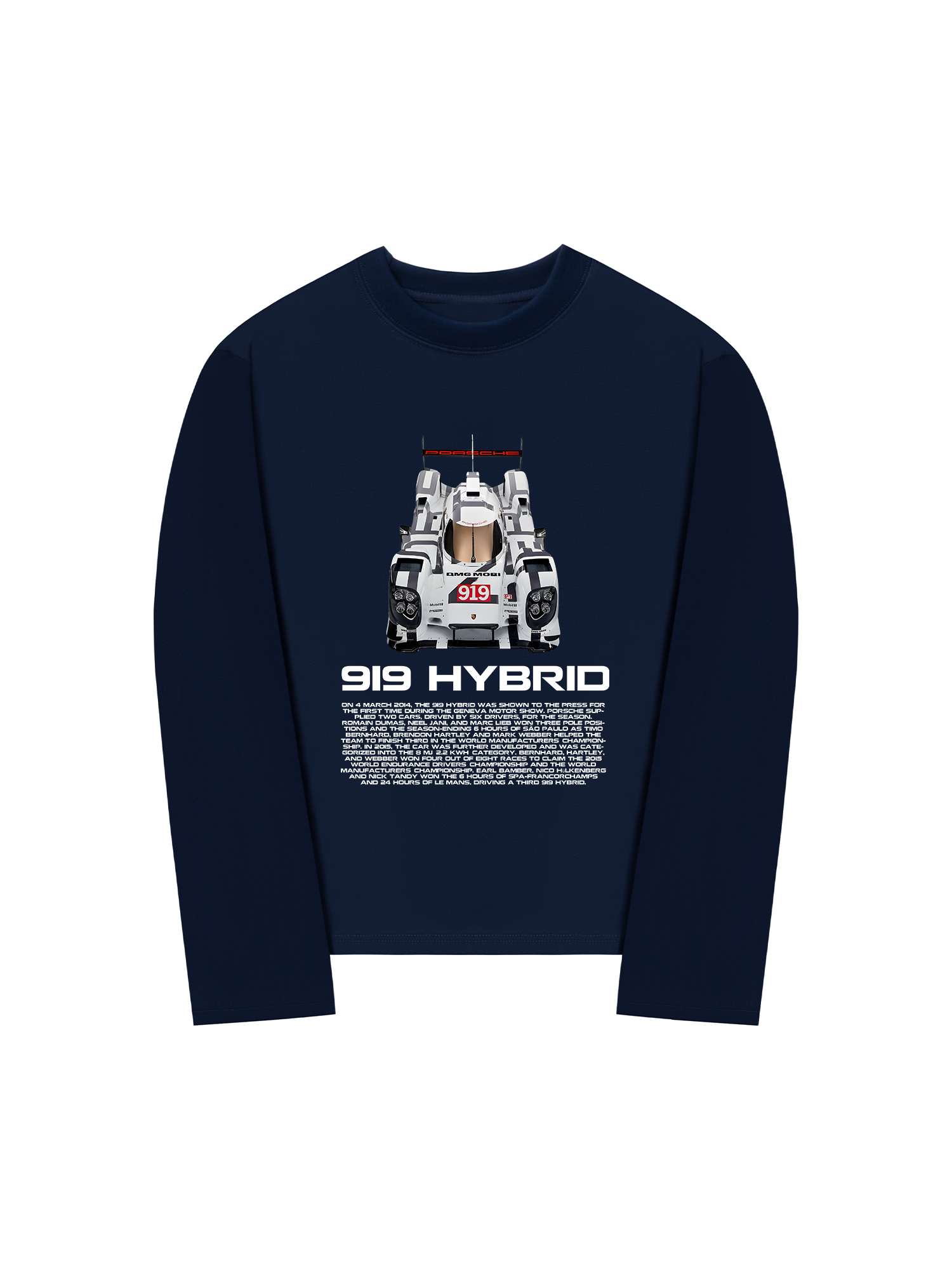 Áo Thun Dài Tay Porsche 919 HYBRID