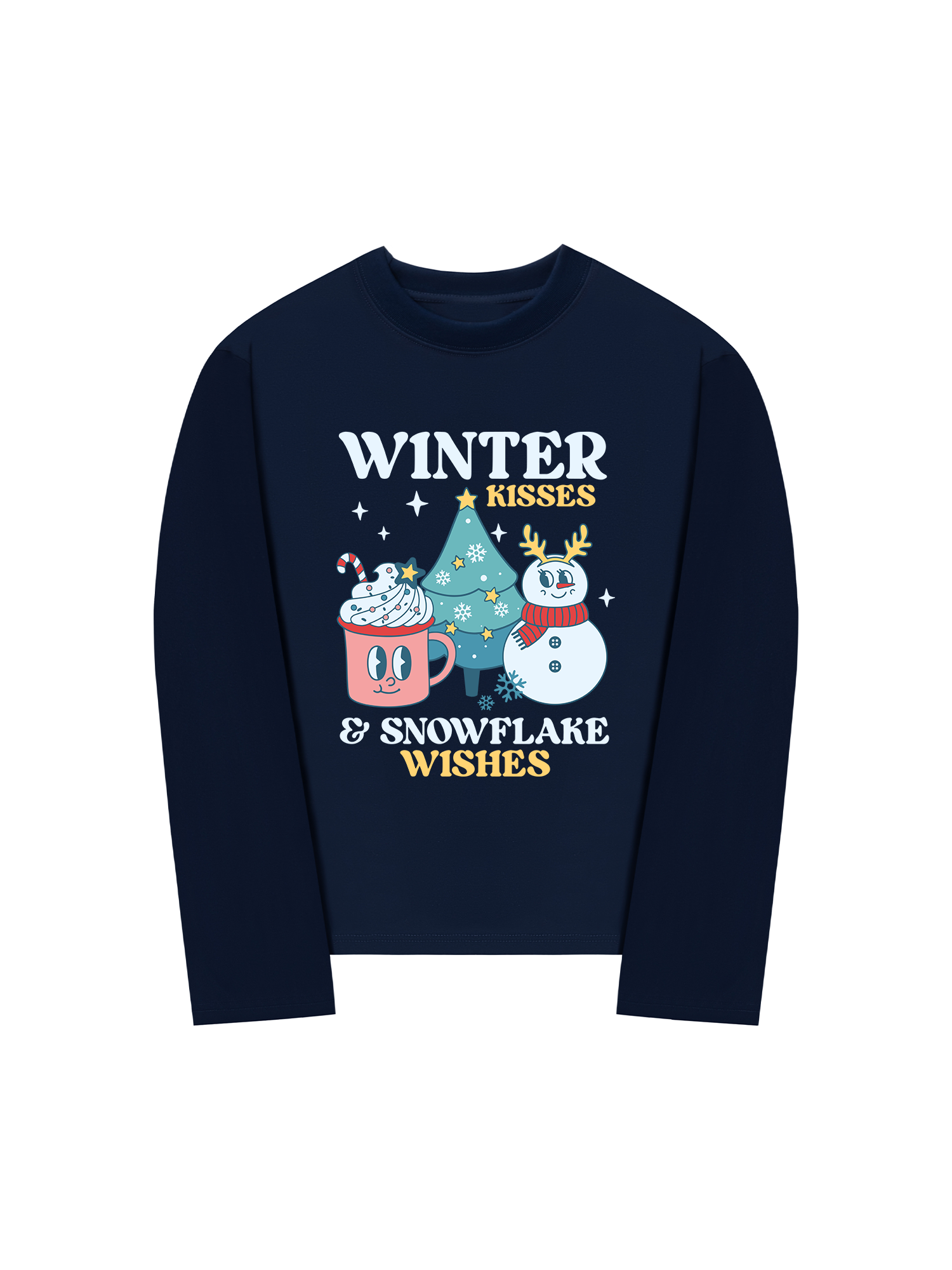 Áo Thun Dài Tay Winter Kisses