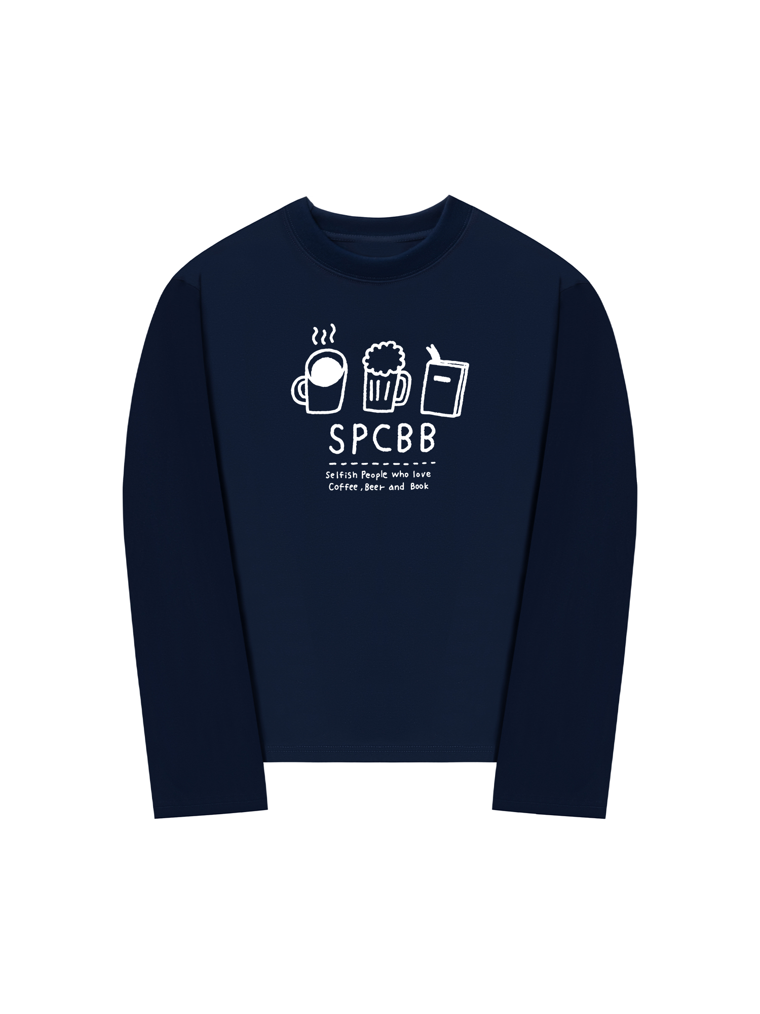 Áo Thun Dài Tay Selfish People Who Love Coffee Beer And Book