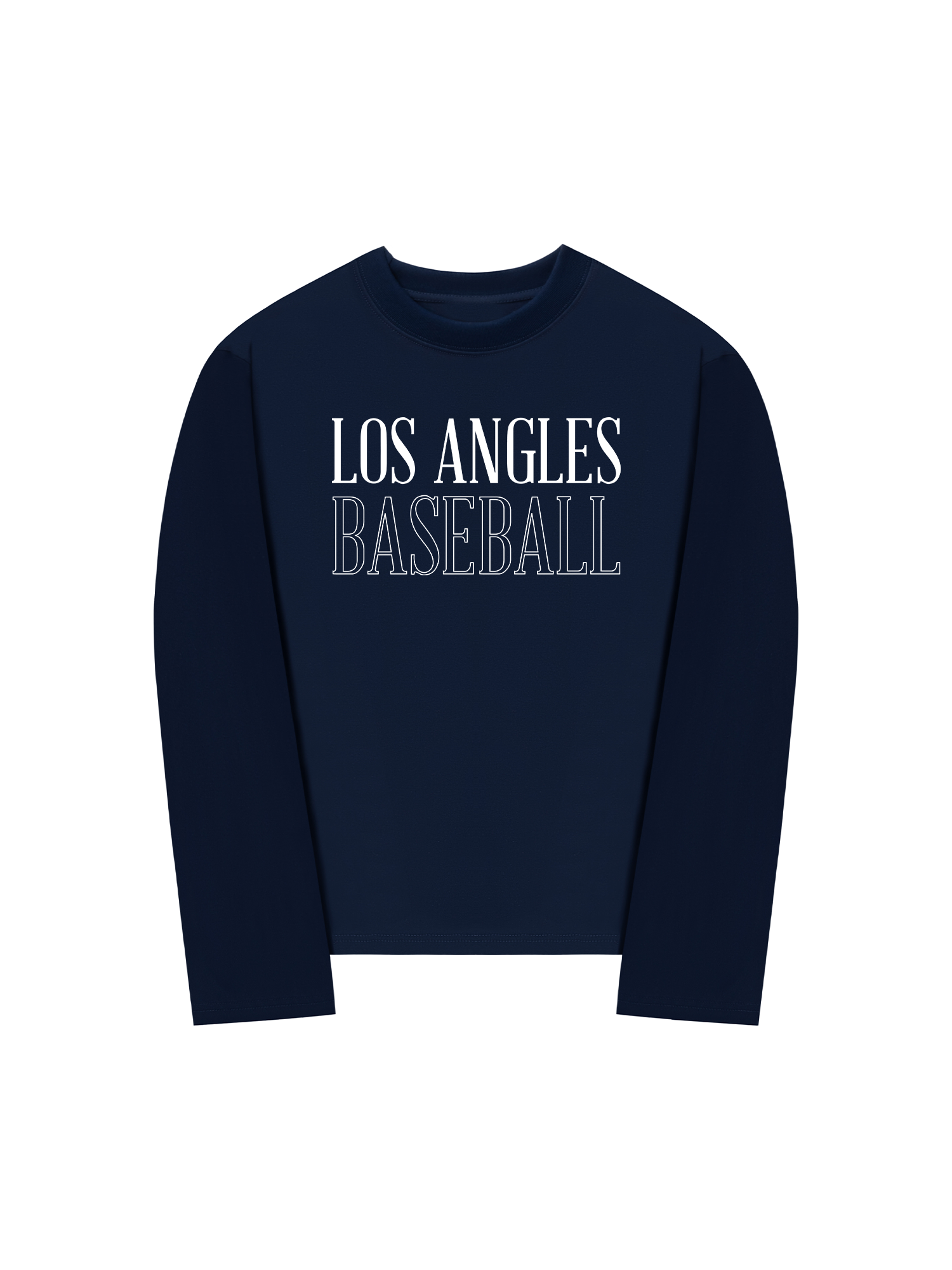 Áo Thun Dài Tay Baseball Basic Los Angles