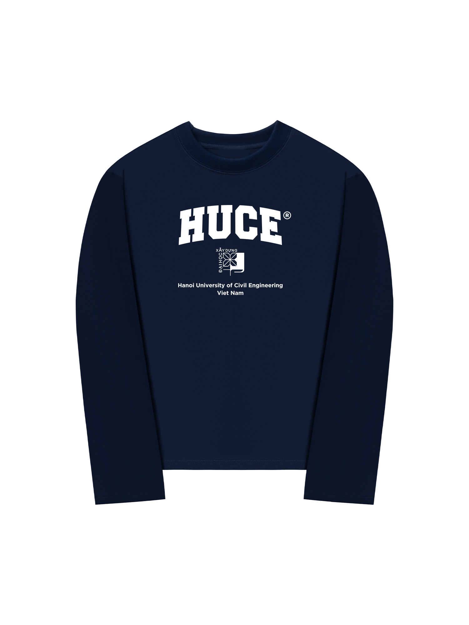 Áo Thun Dài Tay HUCE - Hanoi University of Civil Engineering