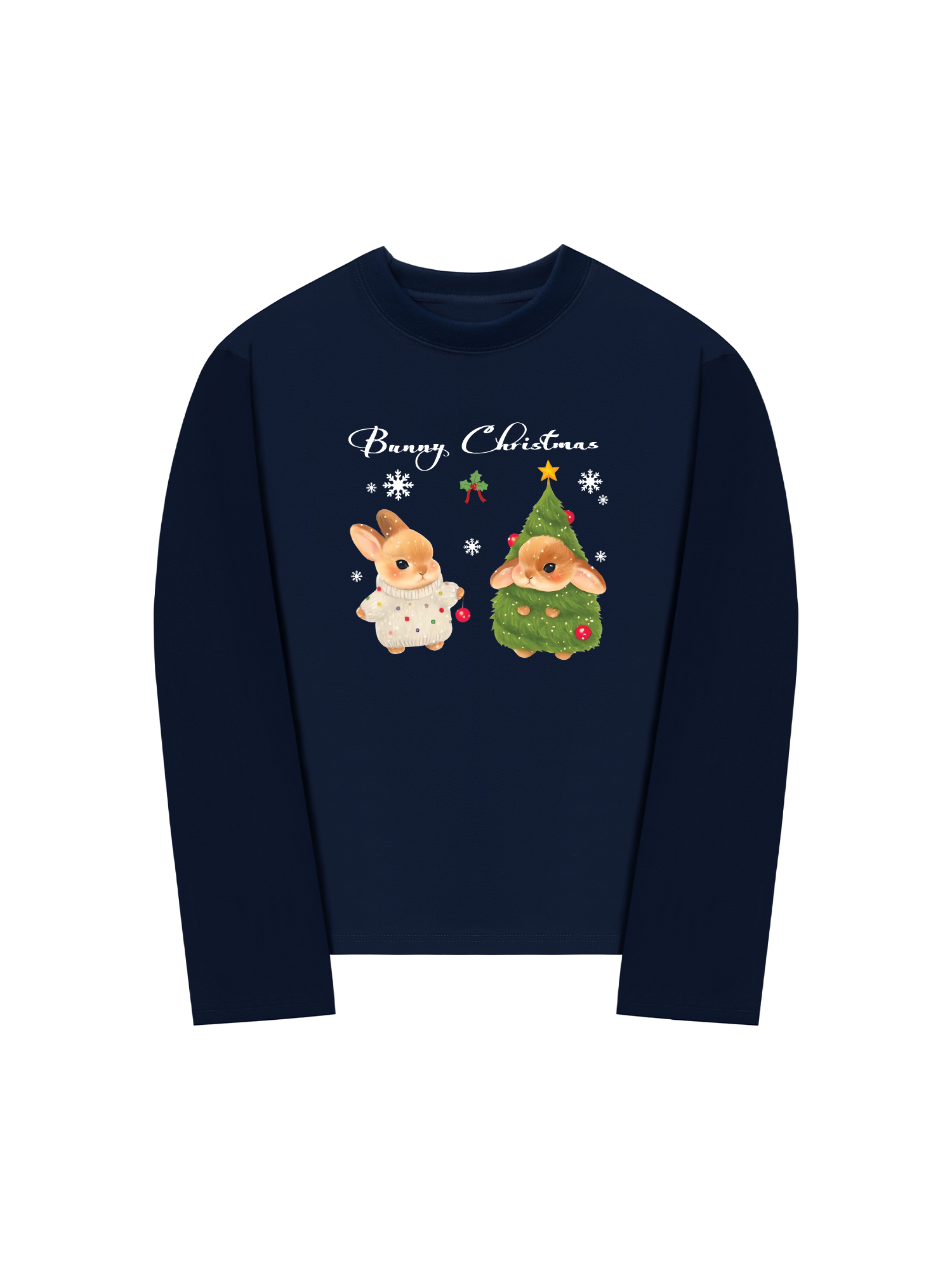 Áo Thun Dài Tay Bunny Christmas