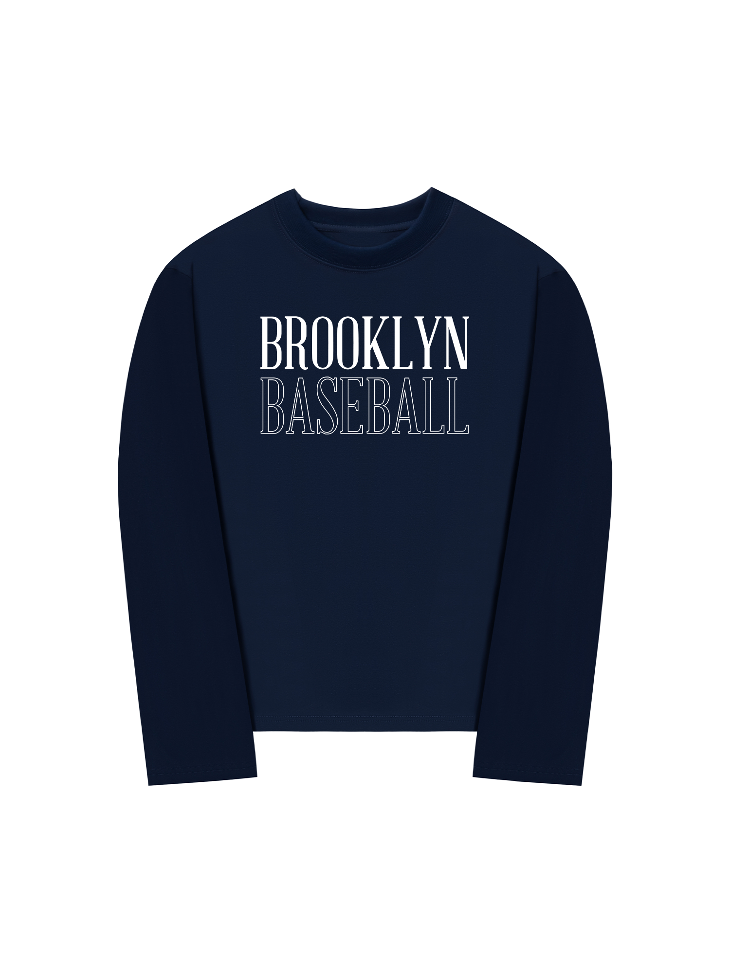 Áo Thun Dài Tay Baseball Basic Brooklyn