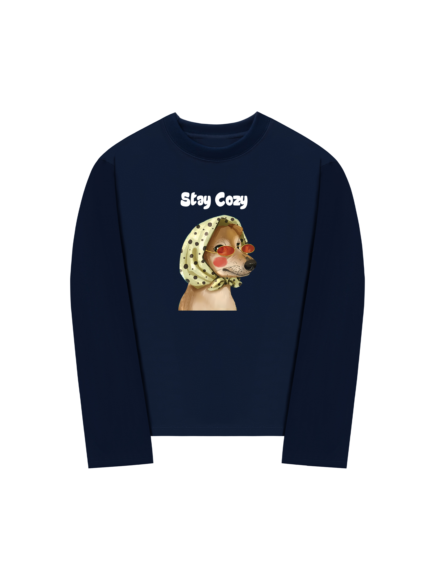 Áo Thun Dài Tay Fashion Dog Stay Cozy