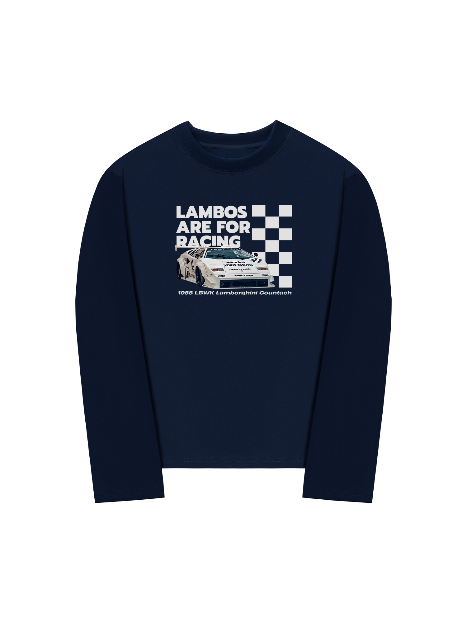 Áo Thun Dài Tay Lamborghini Are For Racing