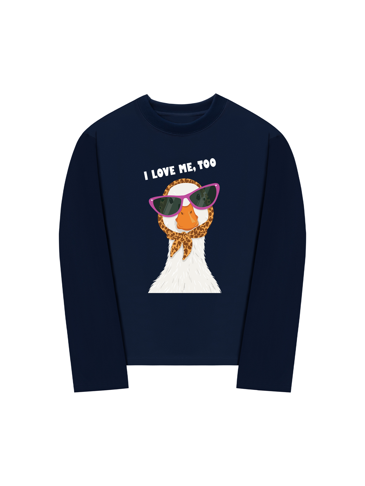 Áo Thun Dài Tay Farm Lady Duck I Love Me Too
