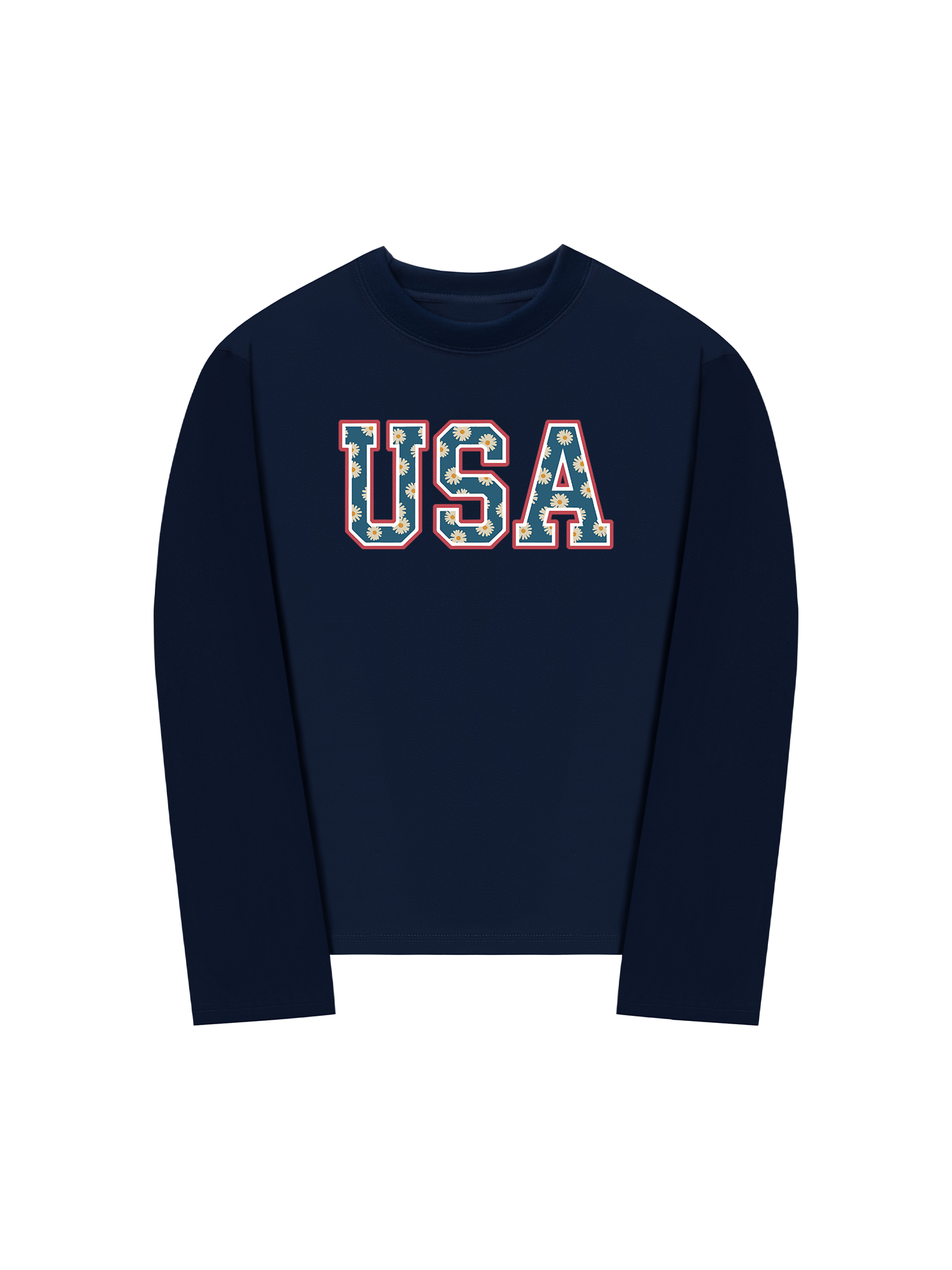 Áo Thun Dài Tay USA Daisy Season