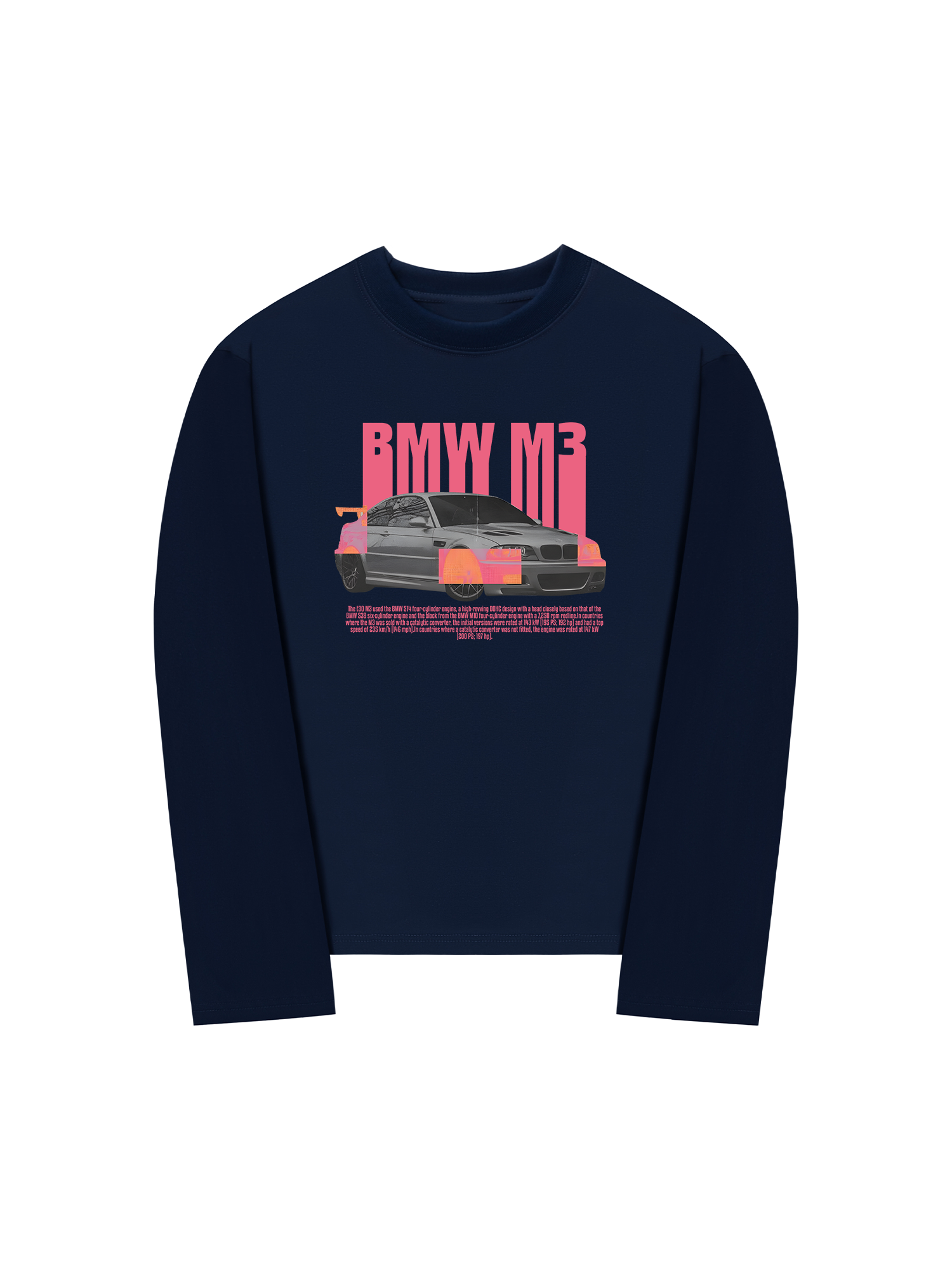 Áo Thun Dài Tay BMW Glitch M3