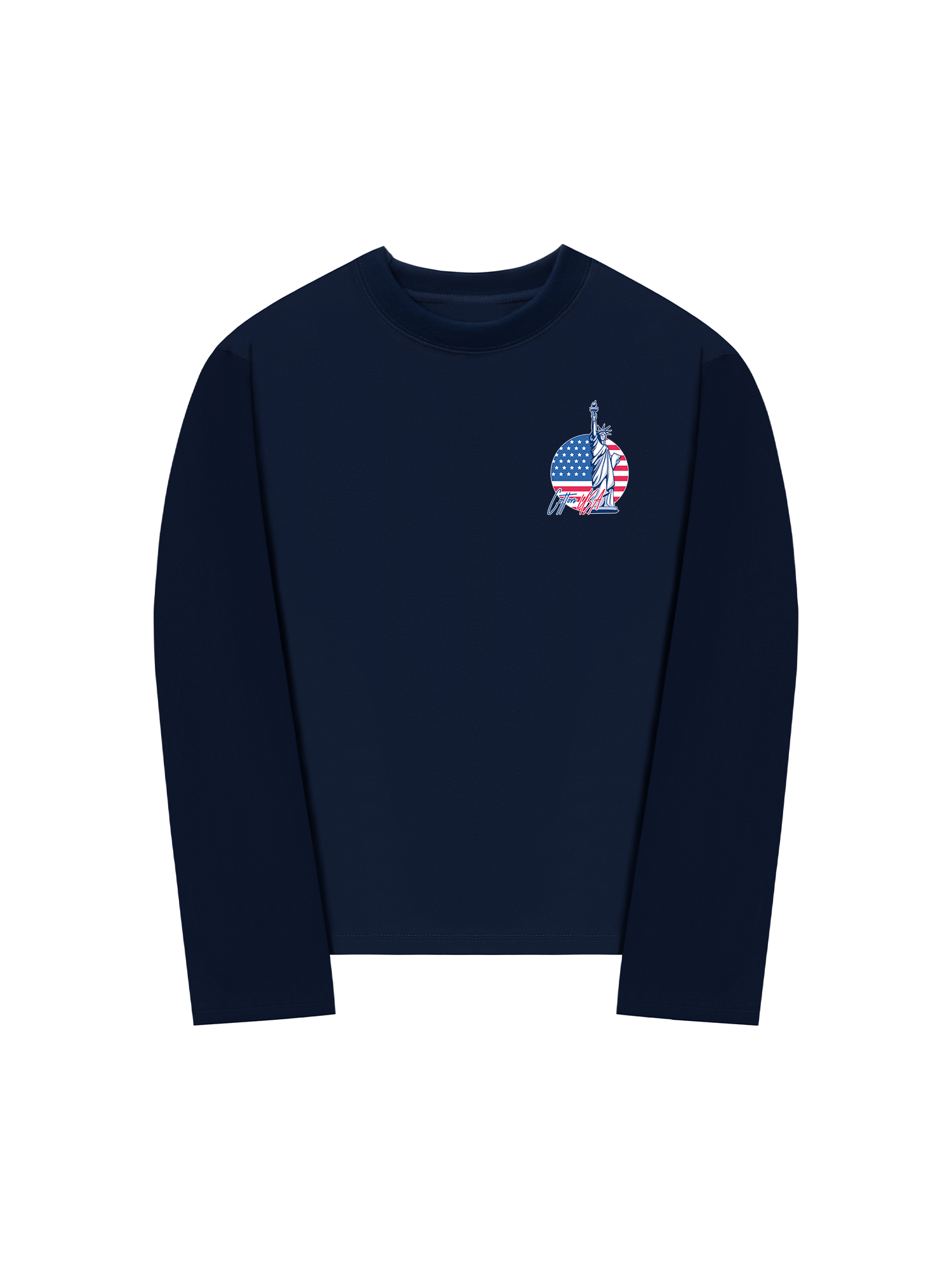 Áo Thun Dài Tay USA Statue Of Liberty