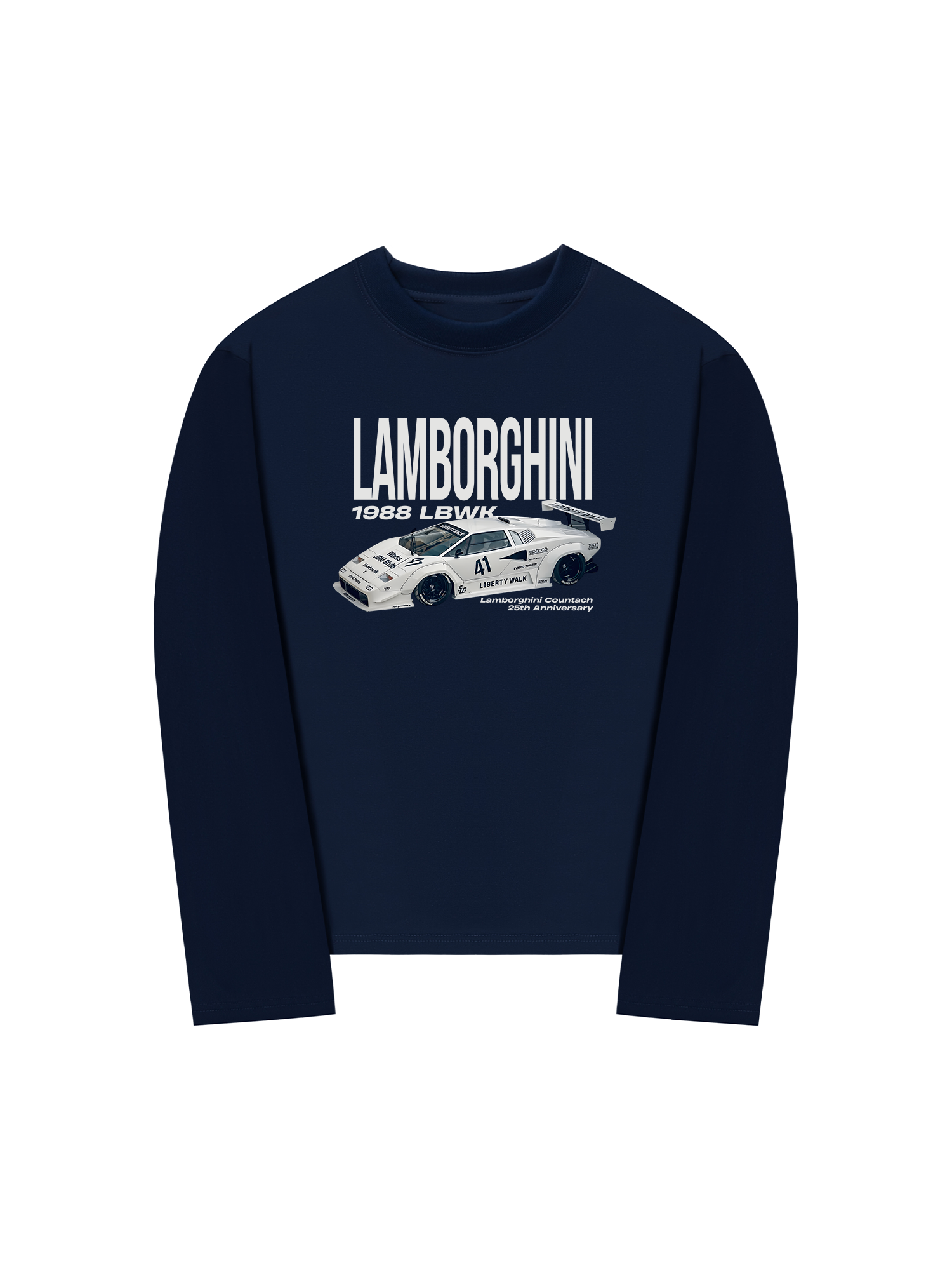 Áo Thun Dài Tay Lamborghini 25th Anniversary
