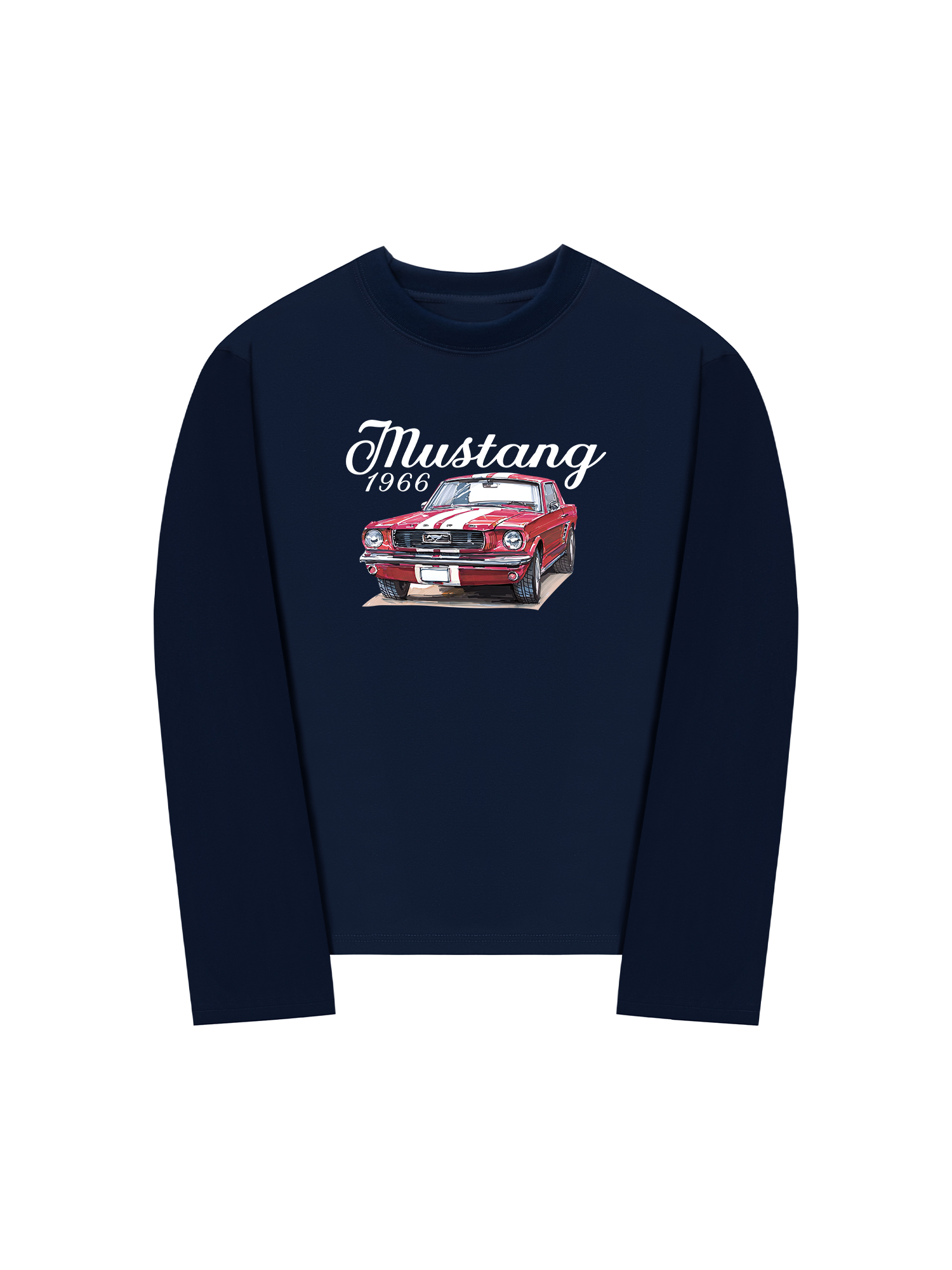 Áo Thun Dài Tay Ford Mustang 1966
