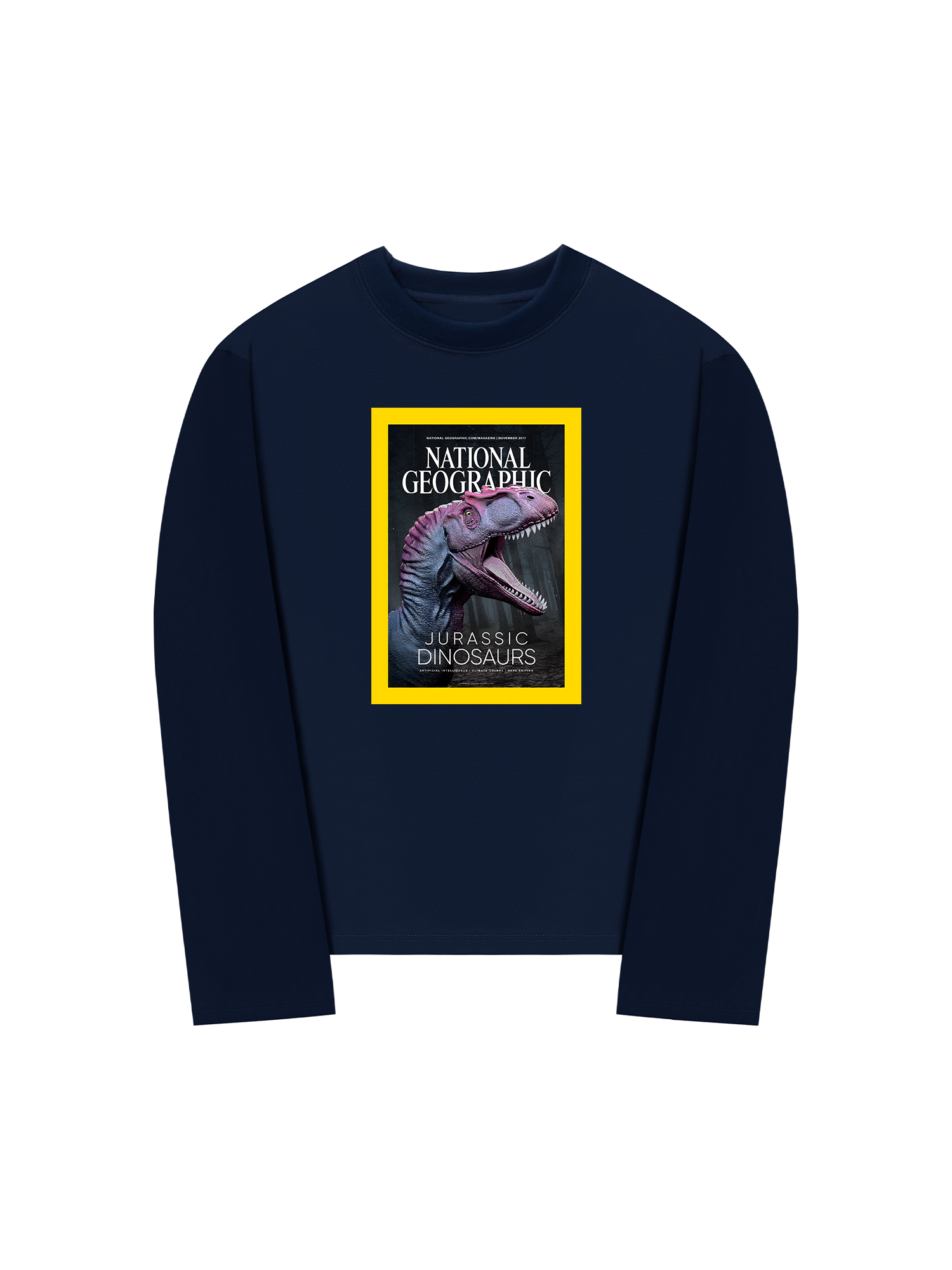 Áo Thun Dài Tay Wild Life Jurassic Dinosaurs