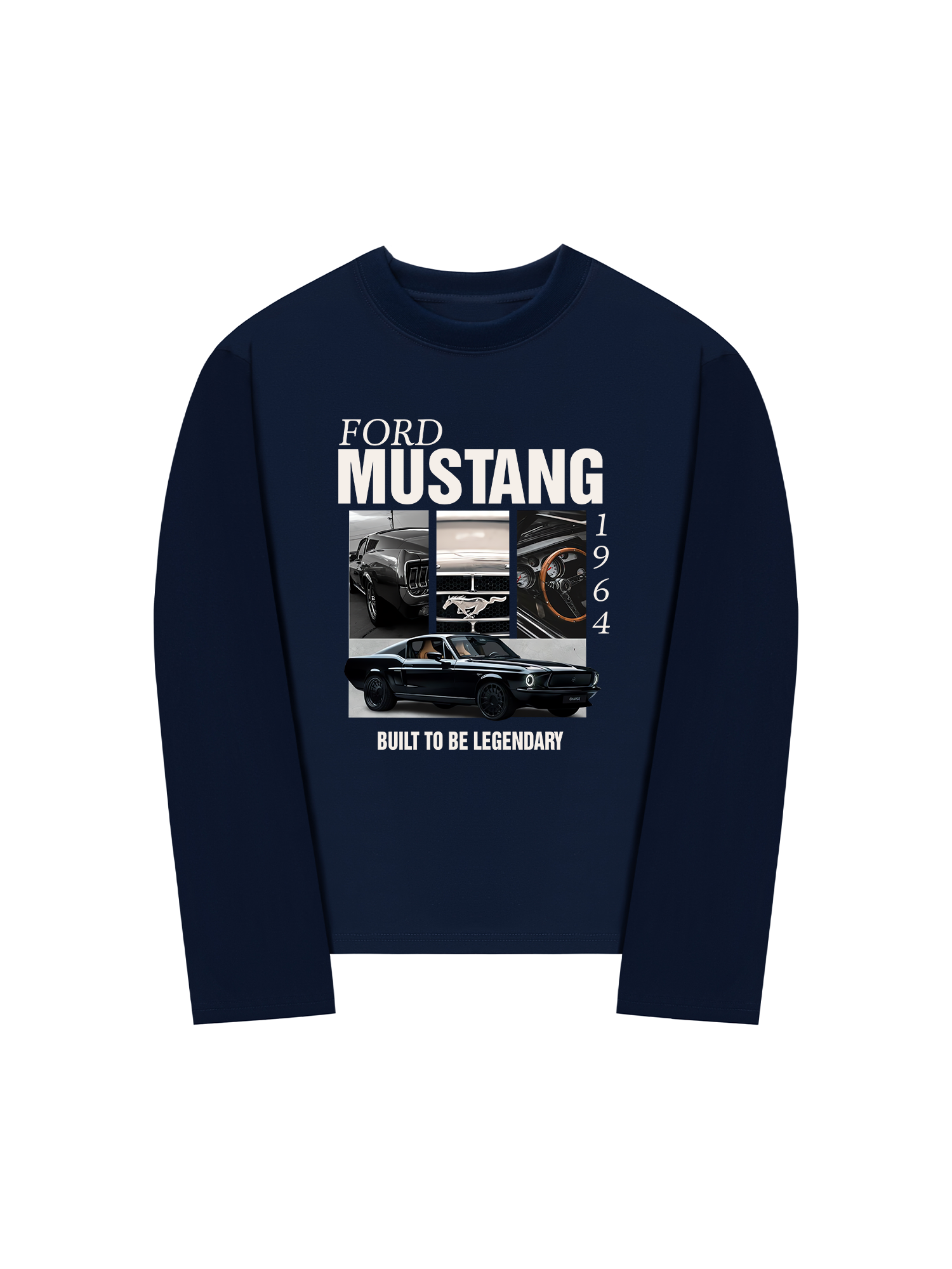 Áo Thun Dài Tay Ford Built To Be Legendary