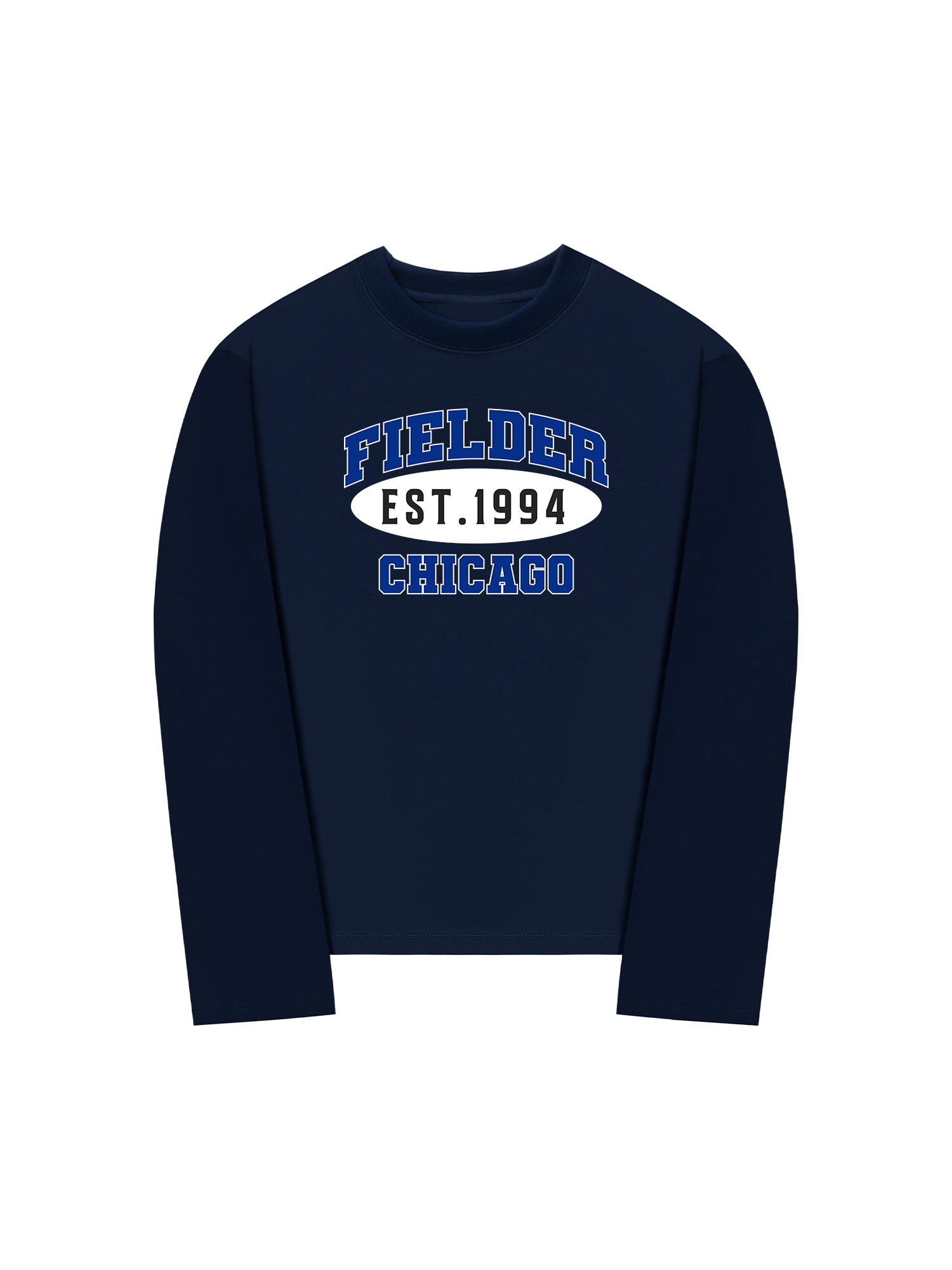 Áo Thun Dài Tay Baseball Fielder Chicago