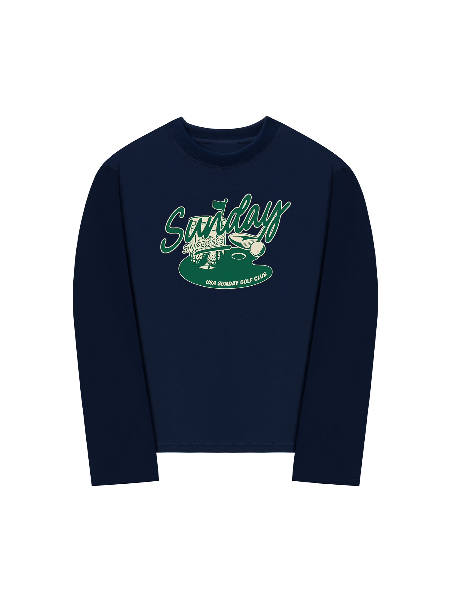 Áo Thun Dài Tay Golf USA Sunday Club
