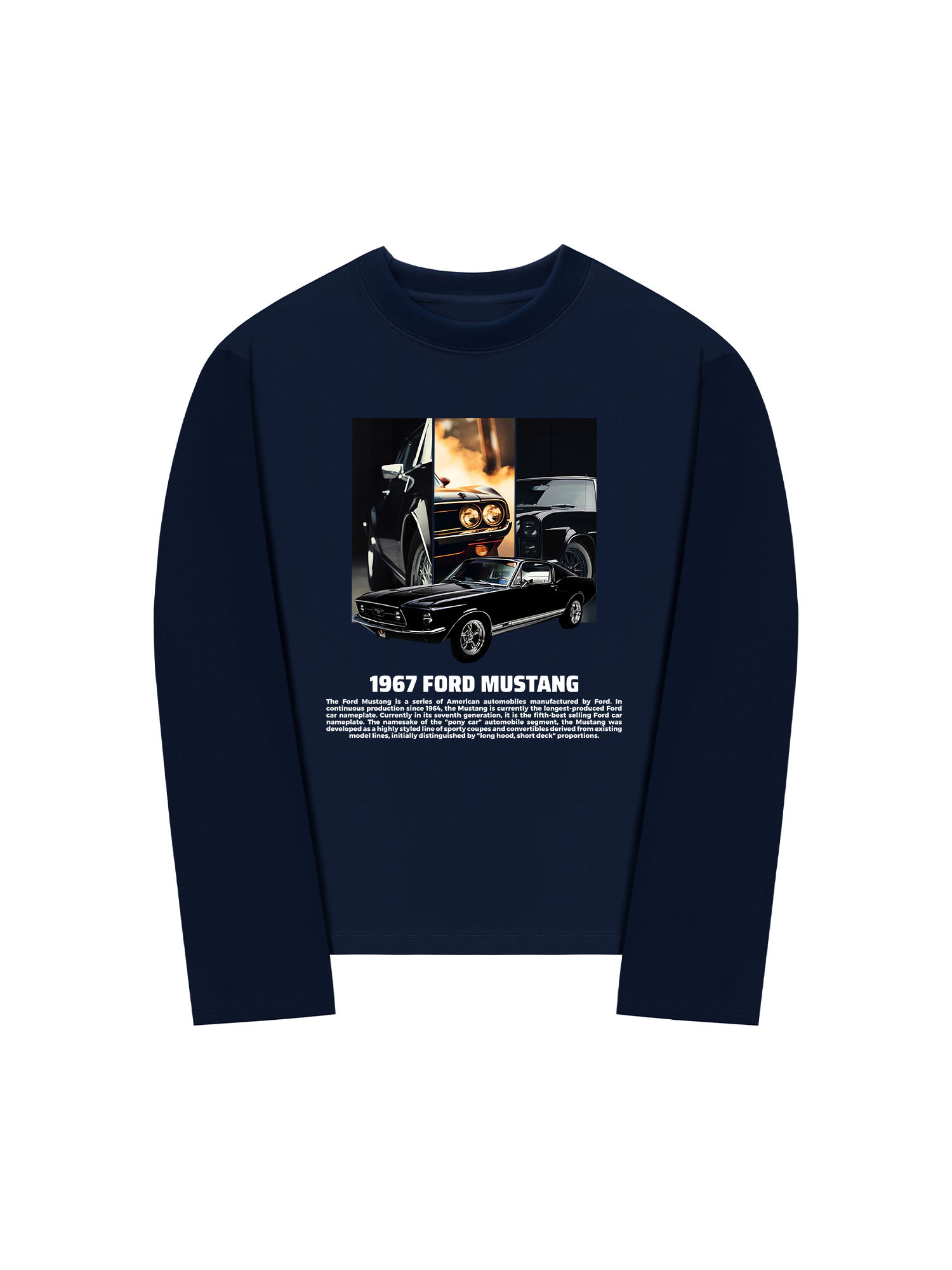 Áo Thun Dài Tay Ford Mustang 1967