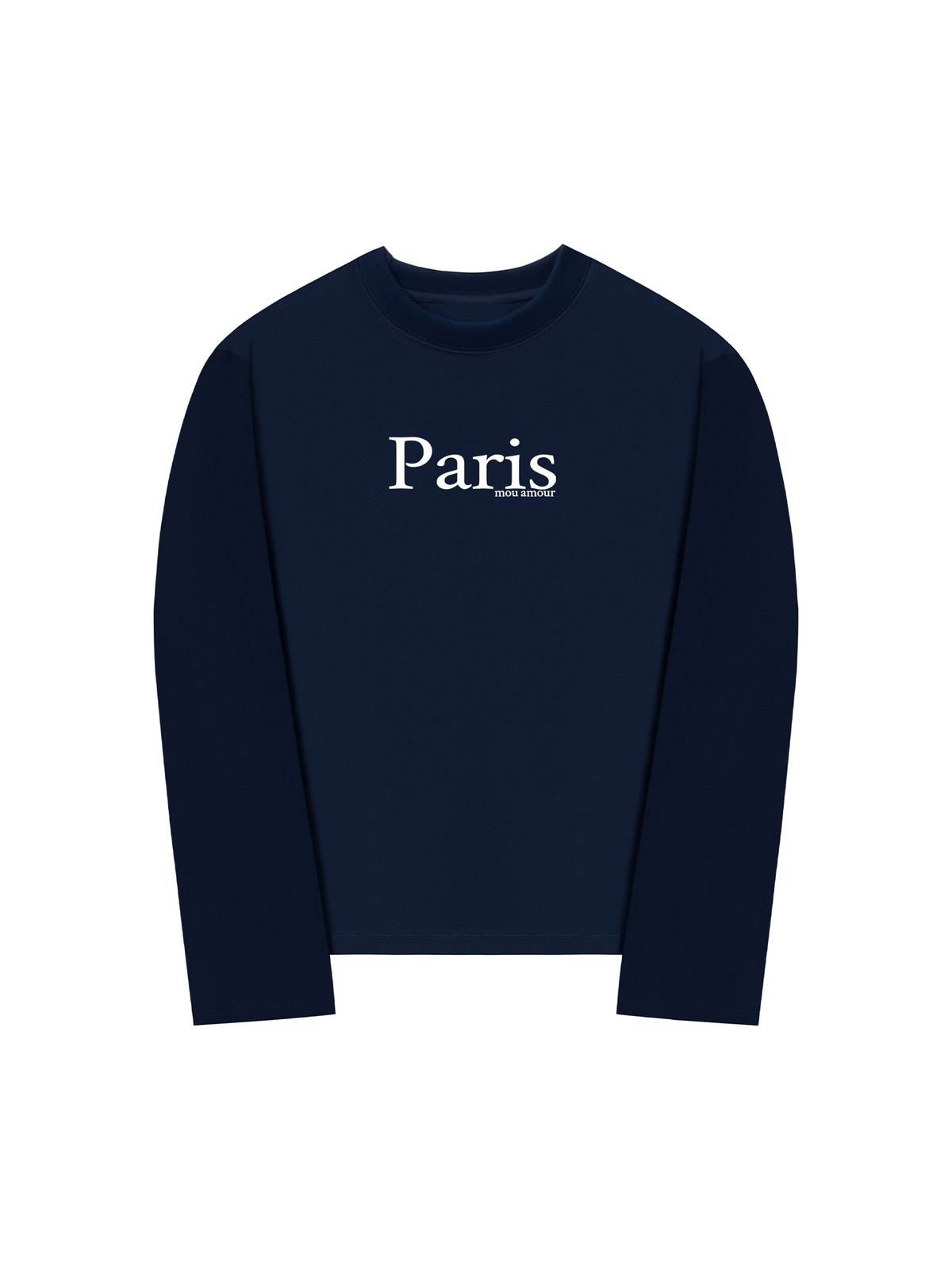 Áo Thun Dài Tay Paris Mou Amour