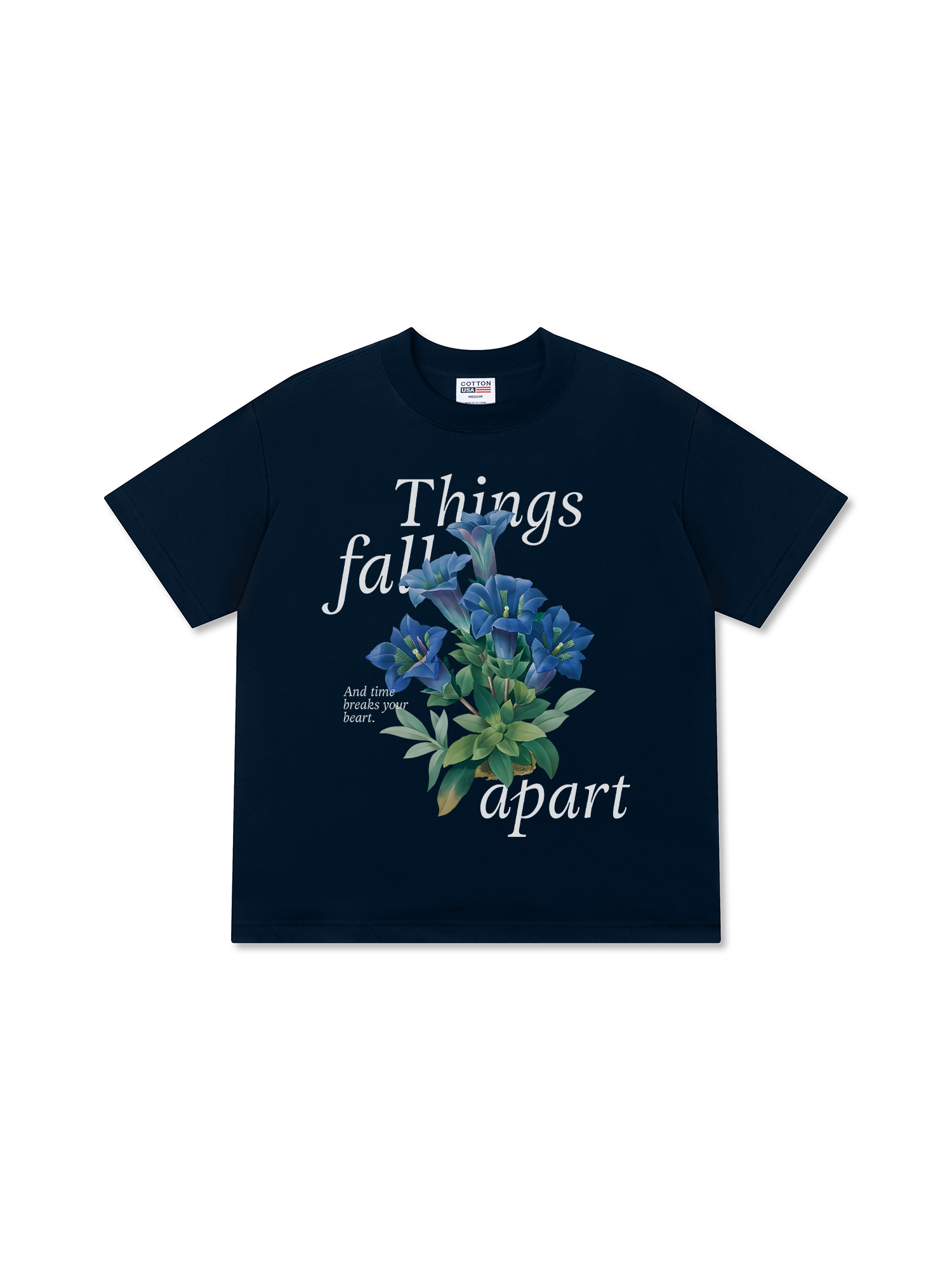 Áo Thun Relaxed Fit Floral Things Fall Apart