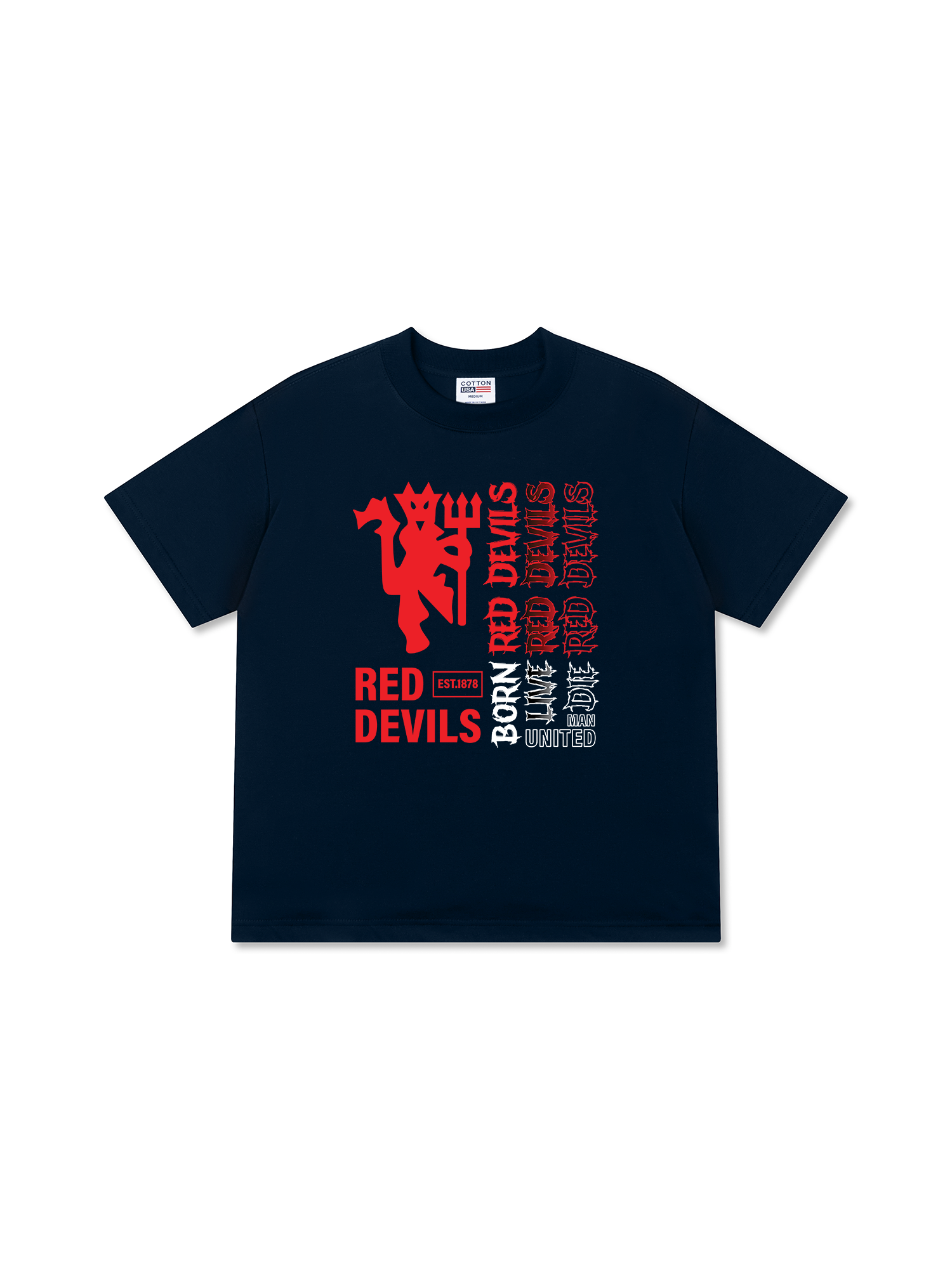 Áo Thun Relaxed Fit Soccer Red Devils EST 1878