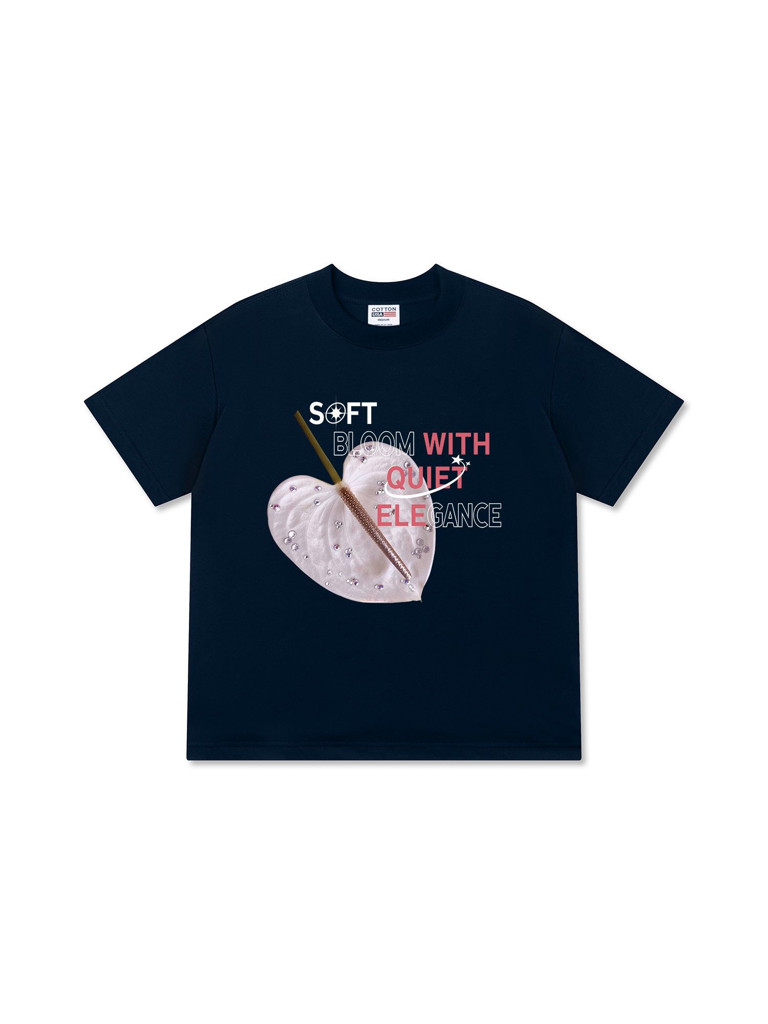 Áo Thun Relaxed Fit Bling Soft Bloom
