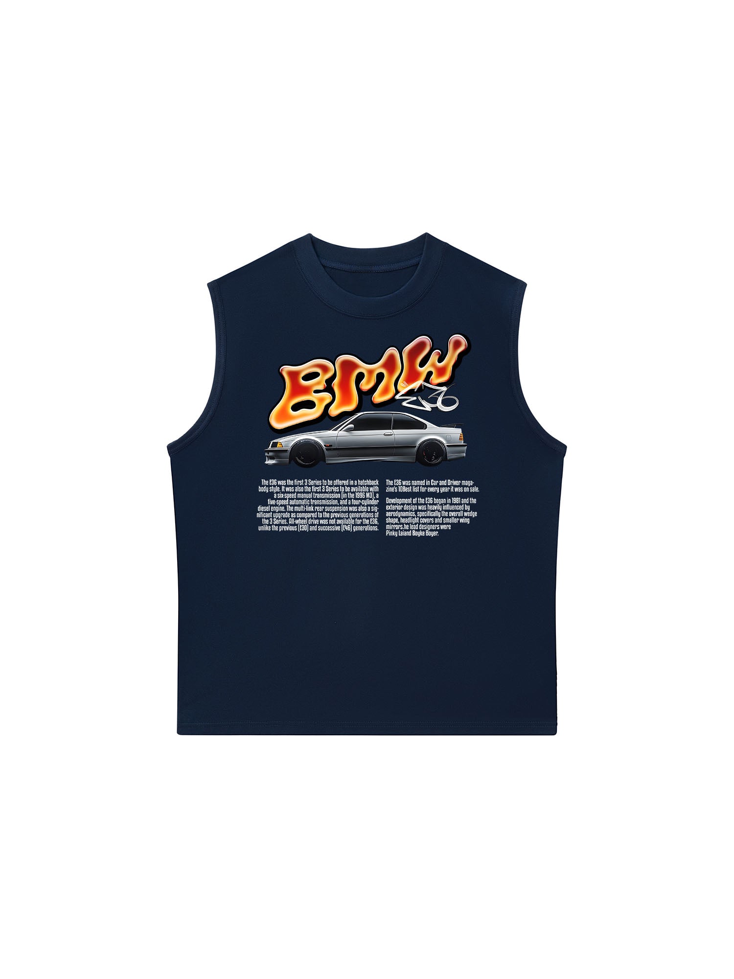 Áo Ba Lỗ Relaxed Fit BMW Flame Neon