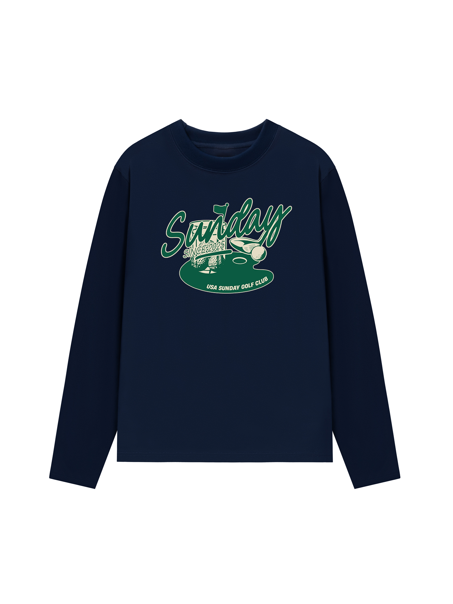 Áo Thun Dài Tay Golf USA Sunday Club